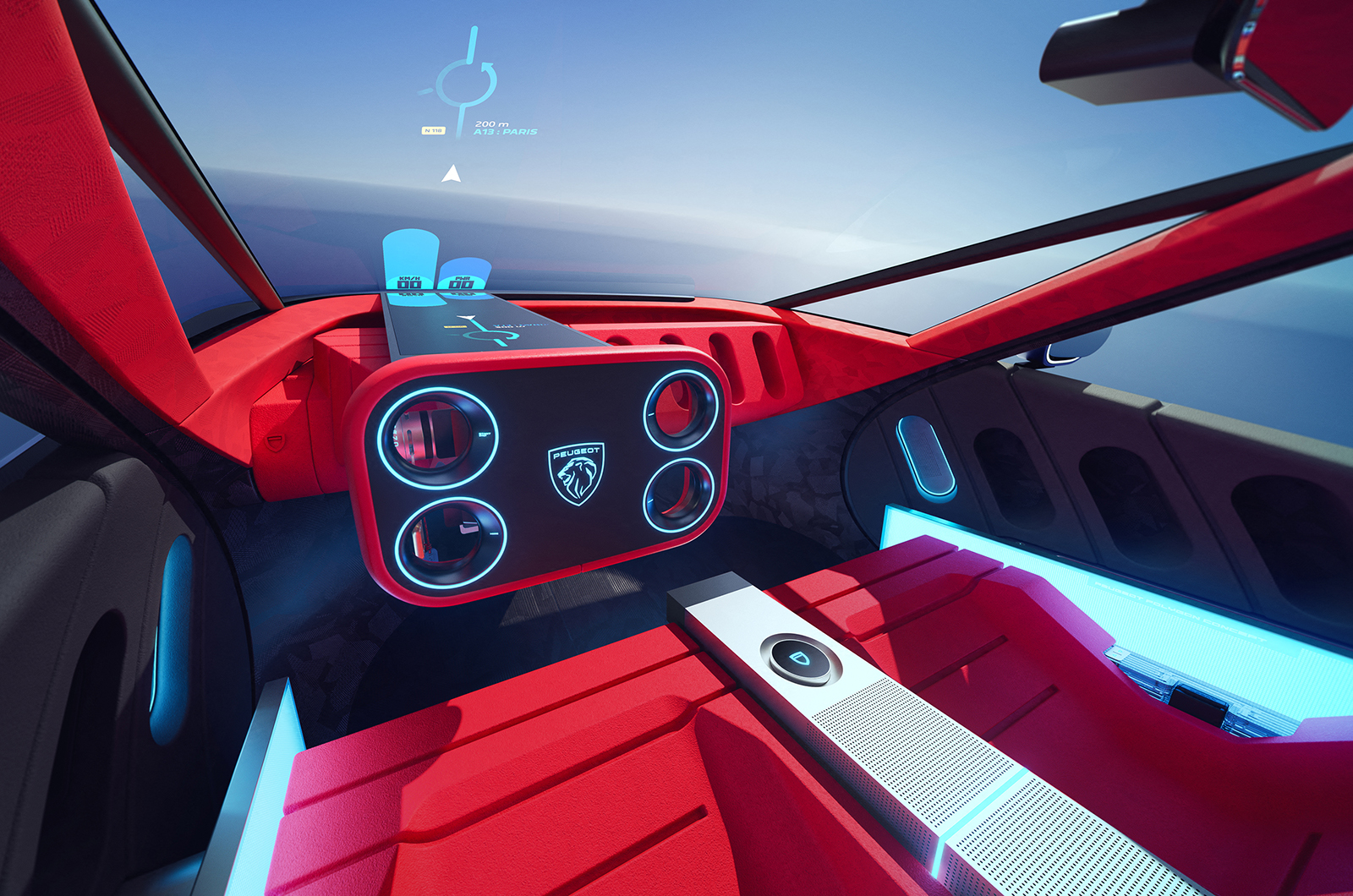 Peugeot Polygon concept interior