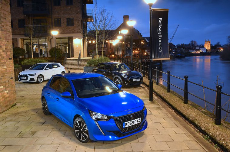 New Peugeot 208 vs Audi A1 vs Mini hatchback