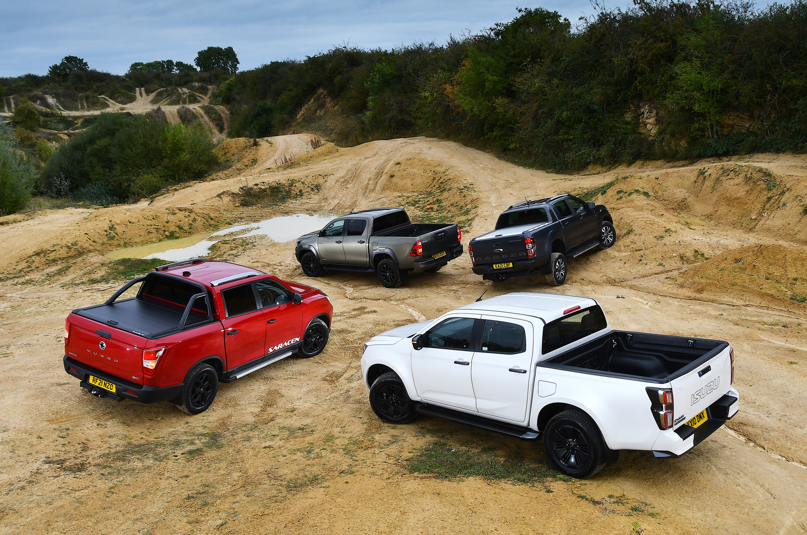 Pick-up trucks rear