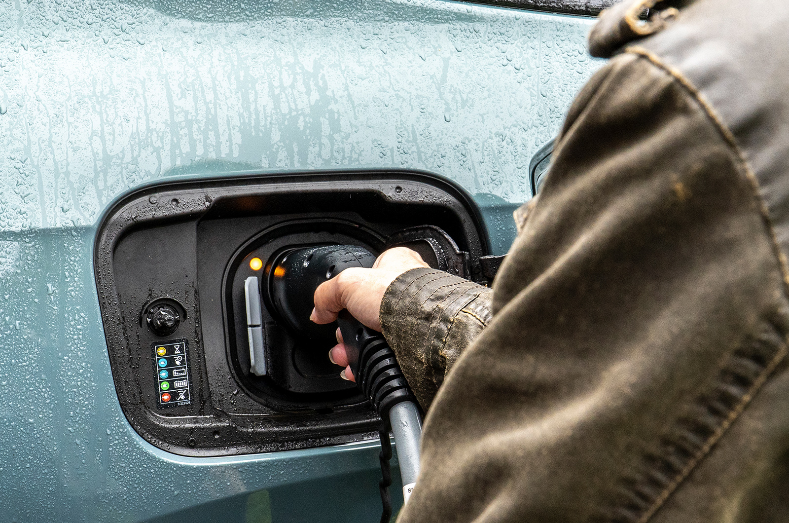 Podpoint charger (CCS plug close up) award story