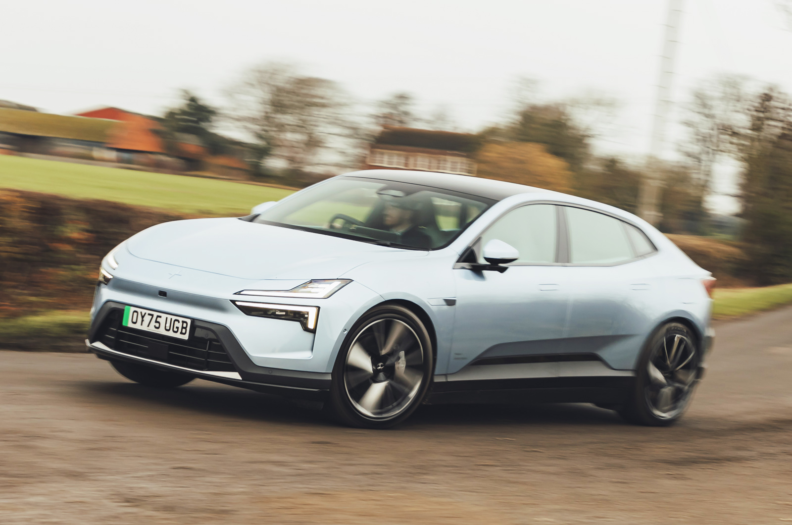 Polestar 4 front cornering