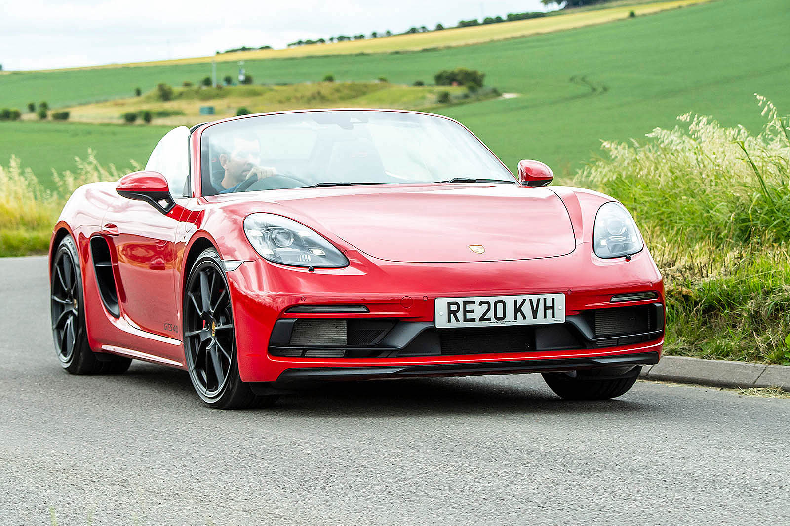 Porsche Boxster front cornering