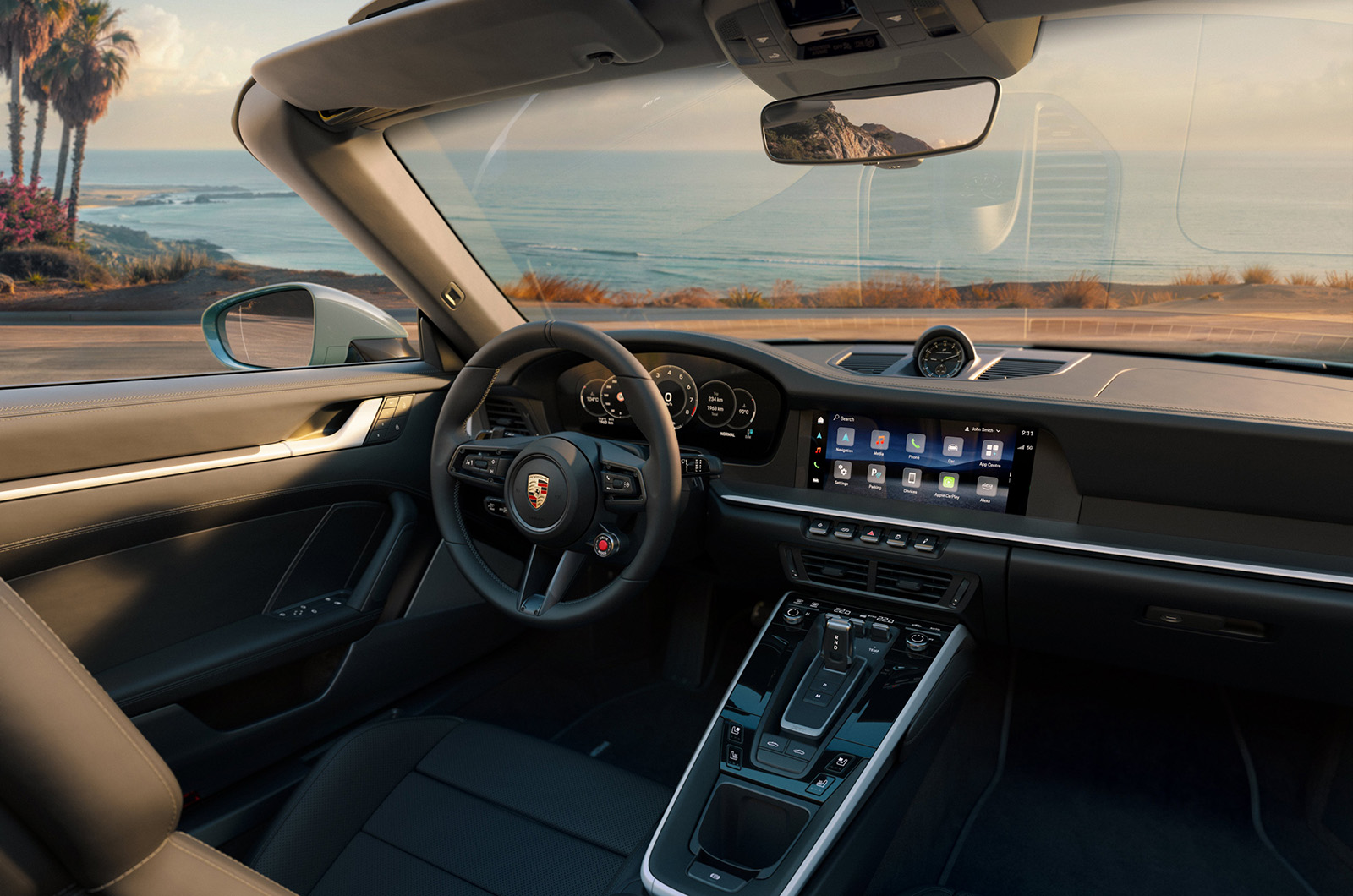 Porsche 911 Targa 4S interior