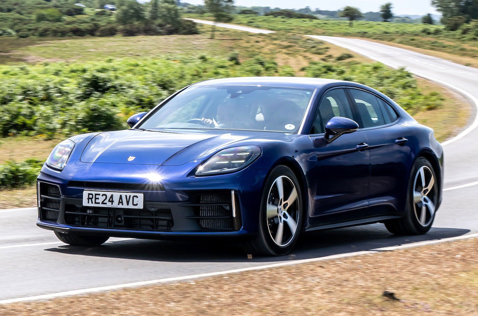 Porsche Panamera front cornering