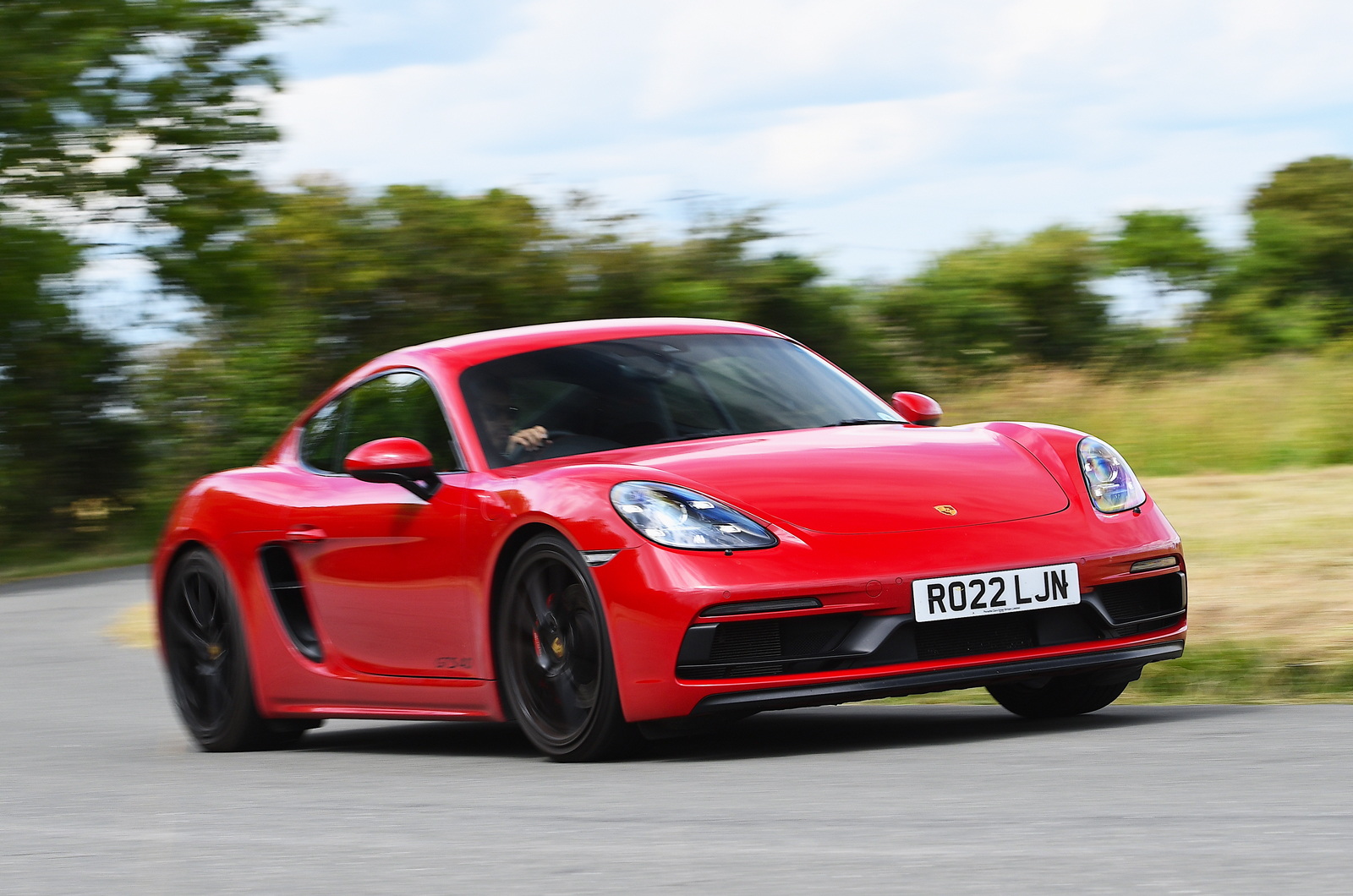 Porsche Cayman GTS front cornering