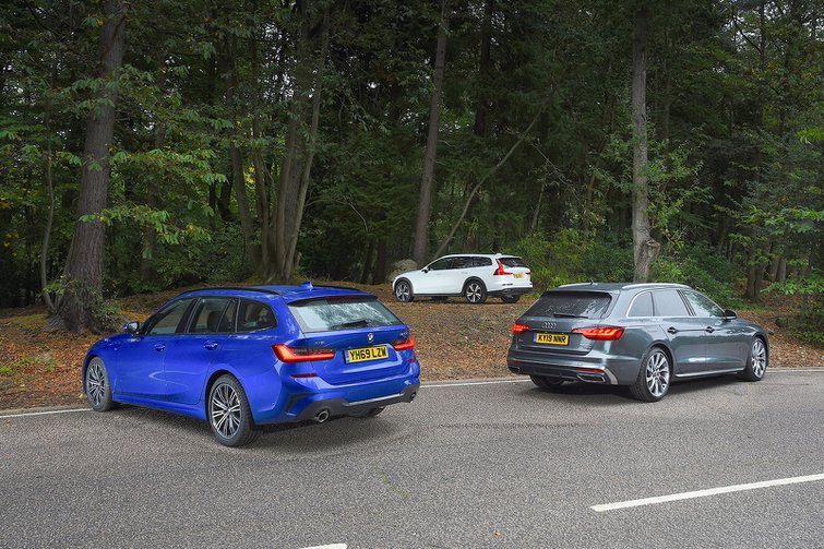 Audi A4 Avant, BMW 3 Series Touring and Volvo V60