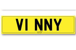 Private number plate