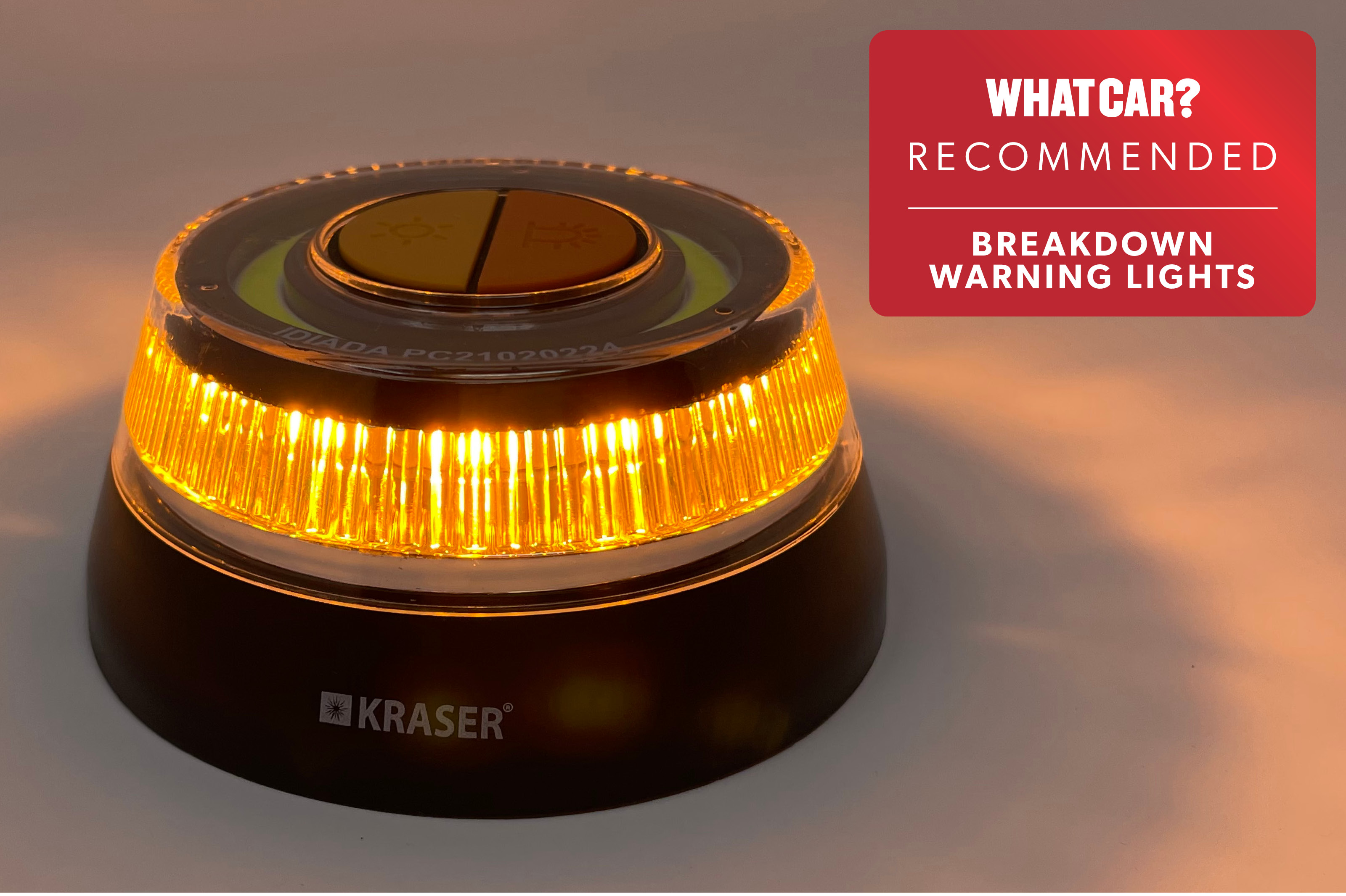 Kraser warning light