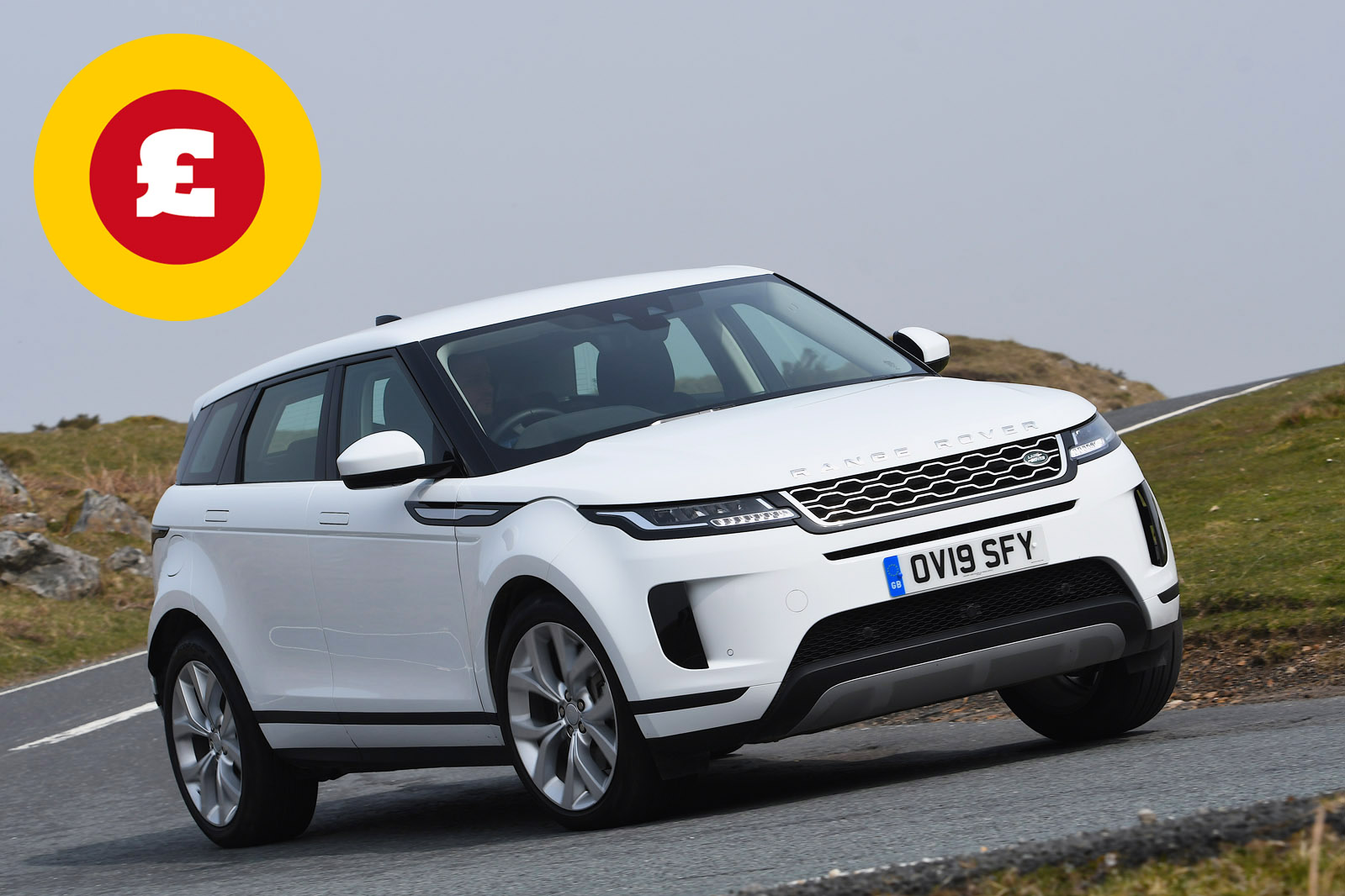 Range Rover Evoque with Target Price logo