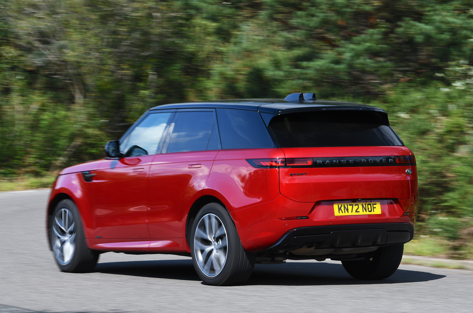 Range Rover Sport LT rear cornering