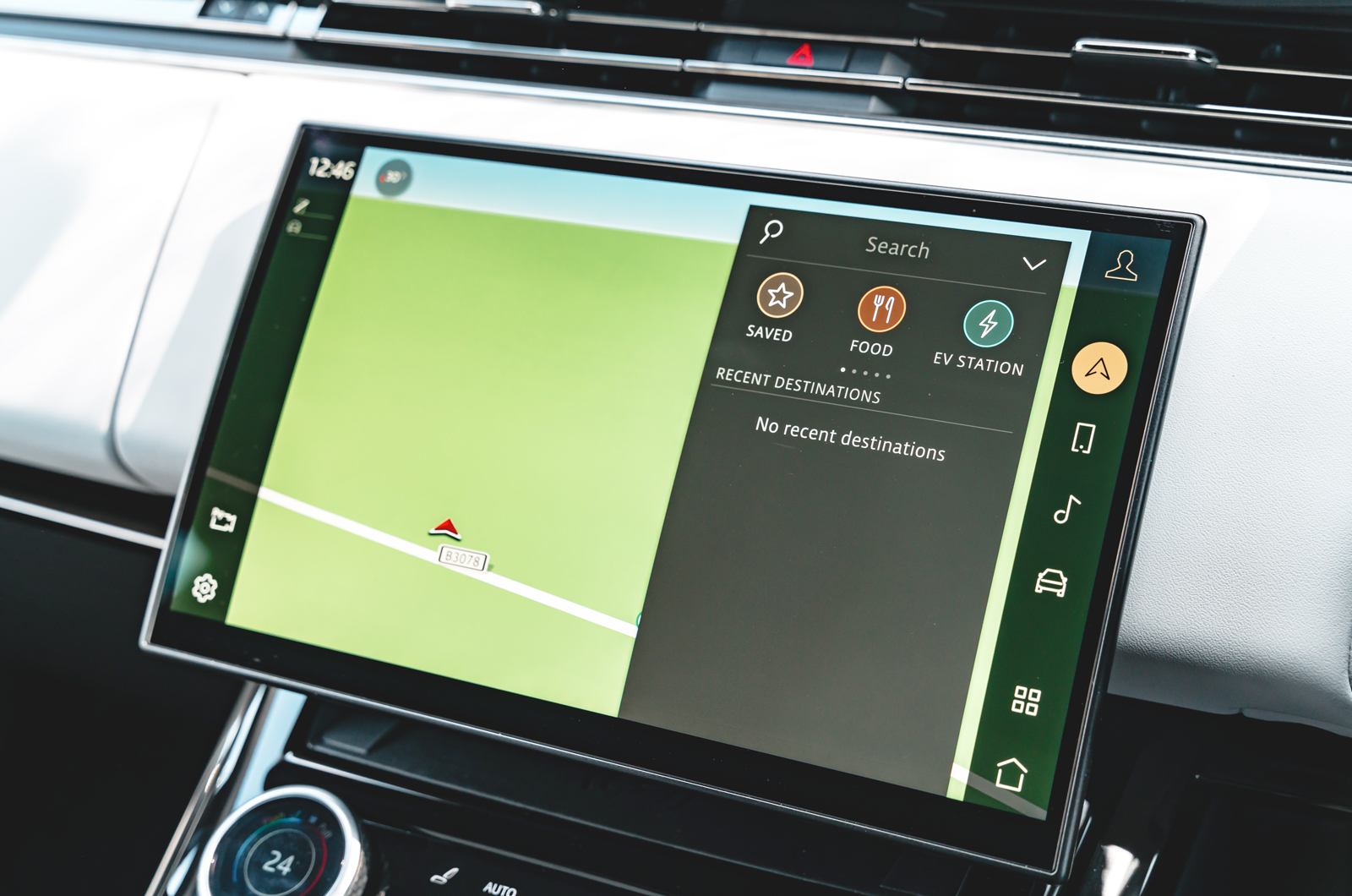 Range Rover Sport touchscreen