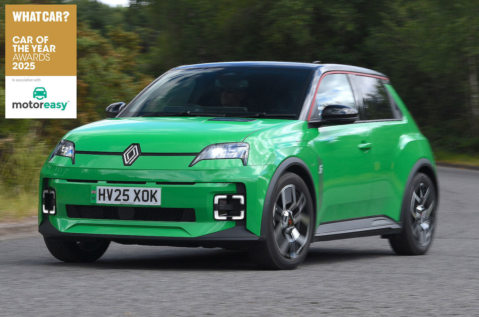 Renault 5 front cornering