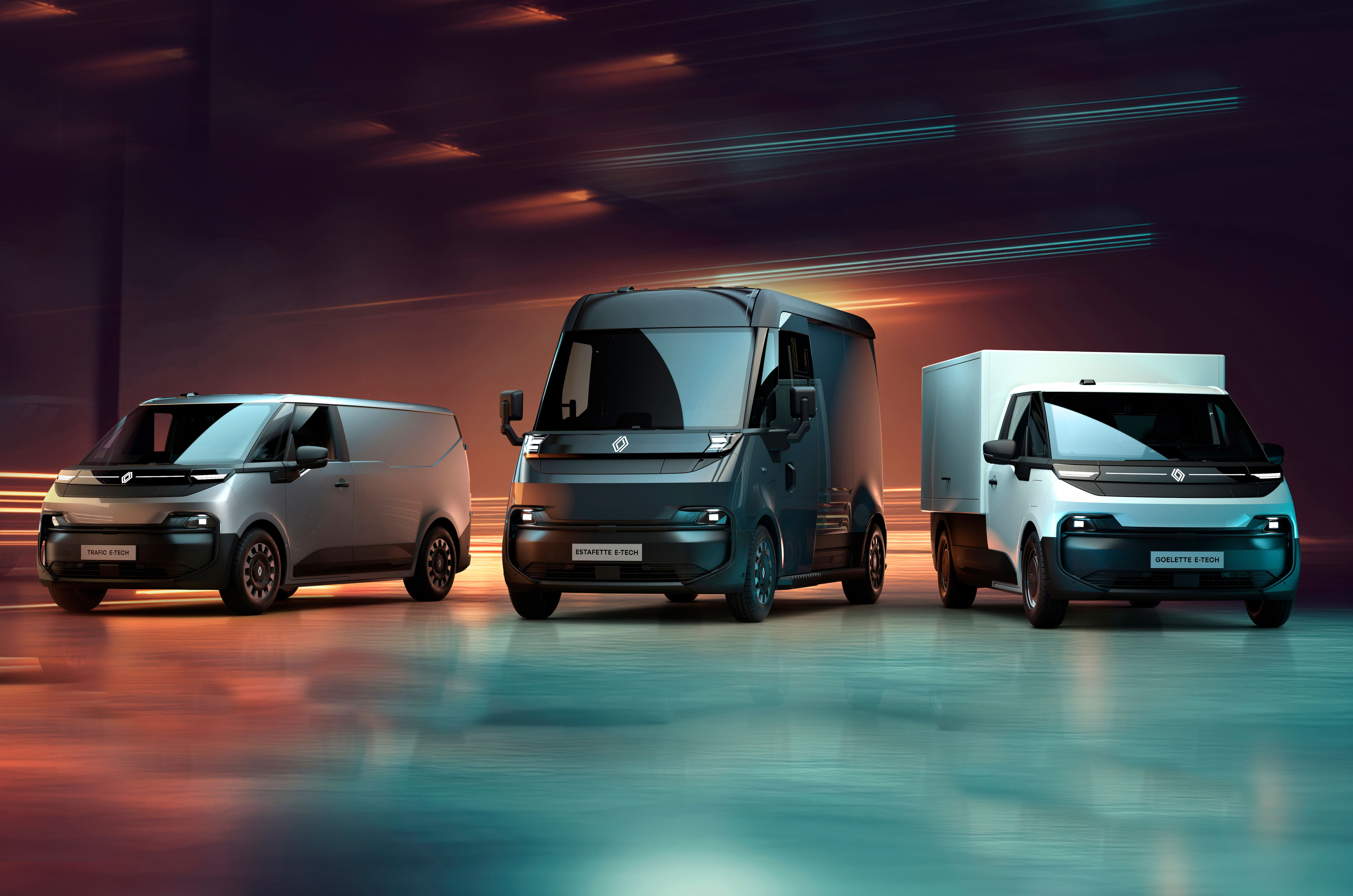 New Renault Trafic, Estafette and Goelette