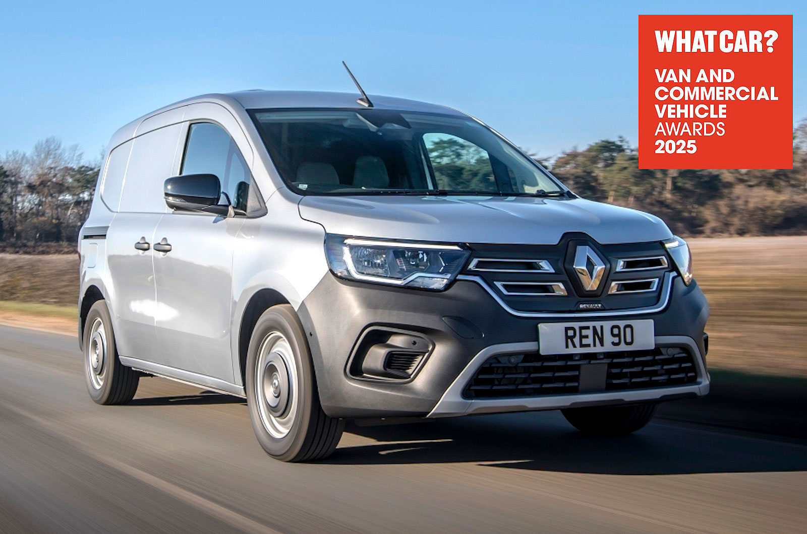 Renault Kangoo E-Tech front right driving