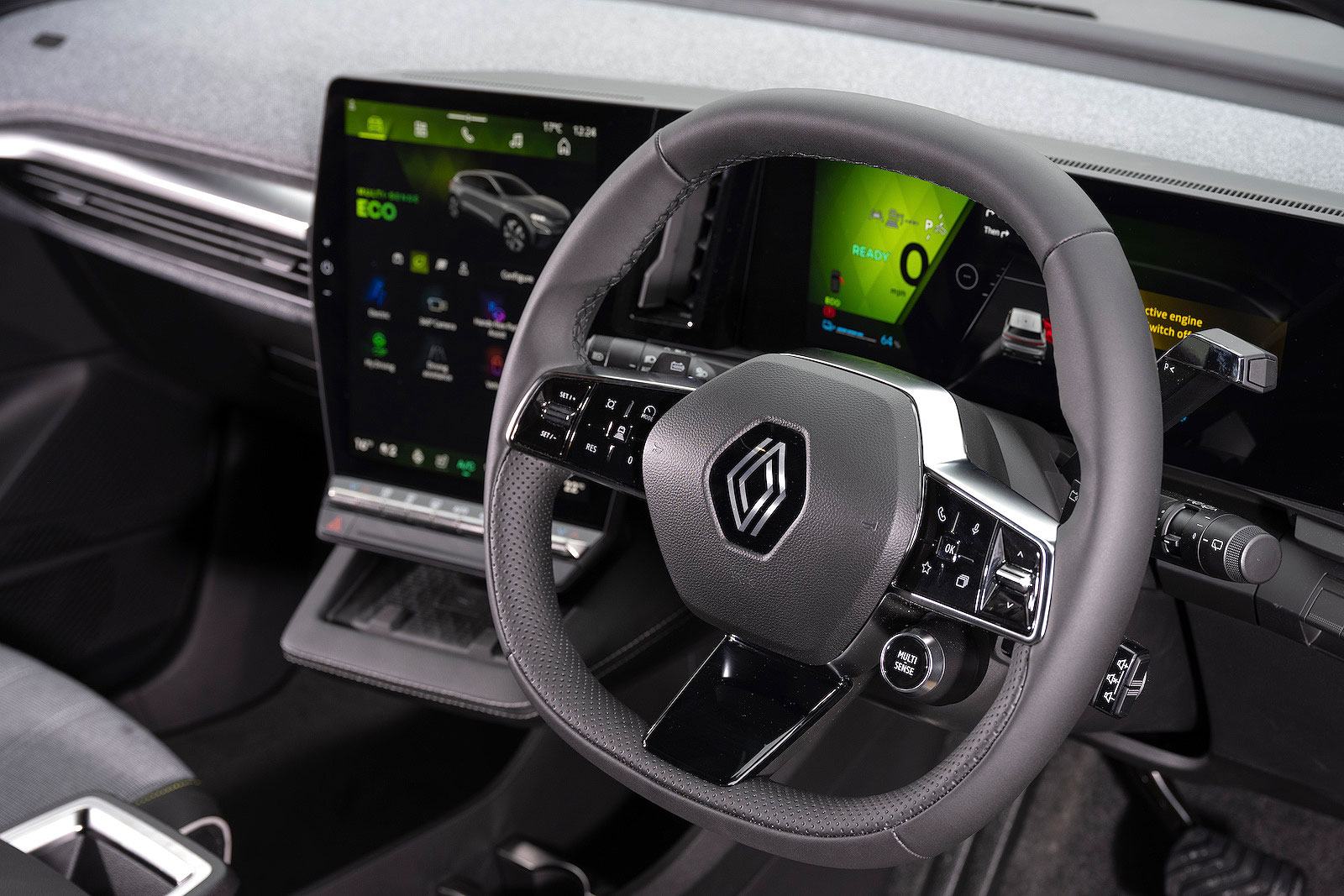 Renault Megane E-Tech steering wheel