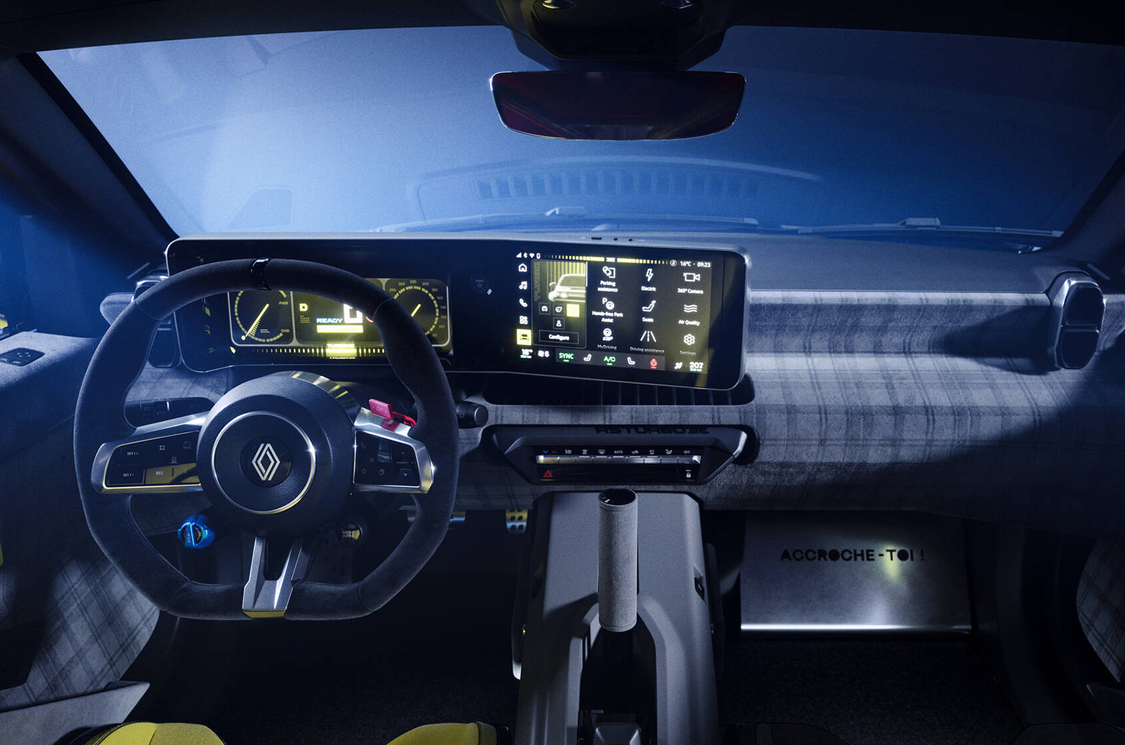 Renault 5 Turbo 3E interior dashboard
