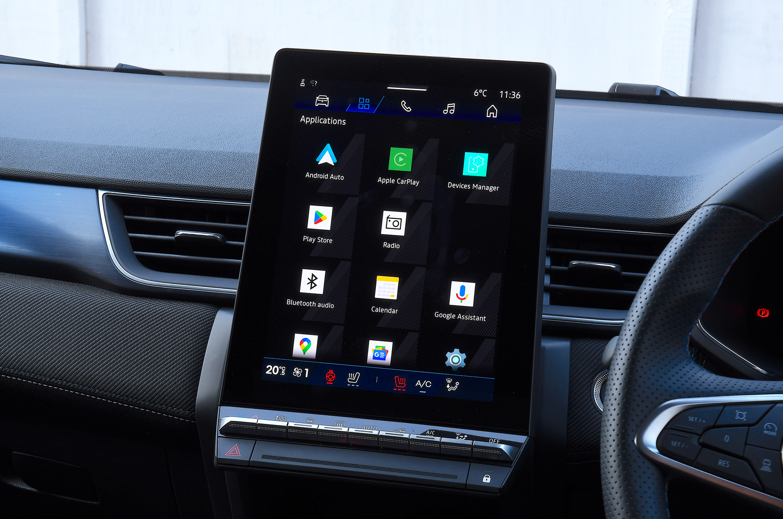 Renault Symbioz infotainment screen