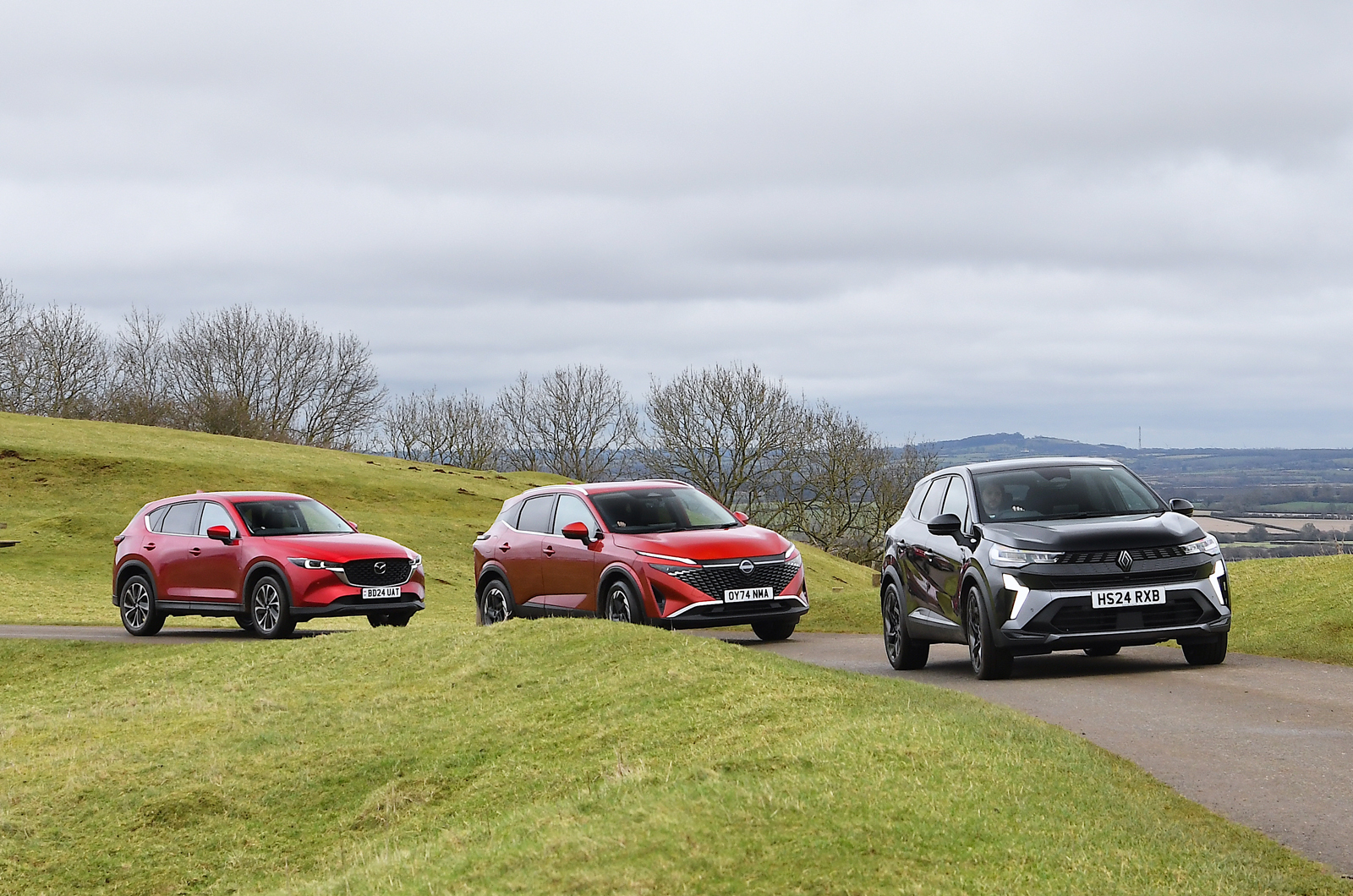 Renault Symbioz vs Nissan Qashqai vs Mazda CX-5