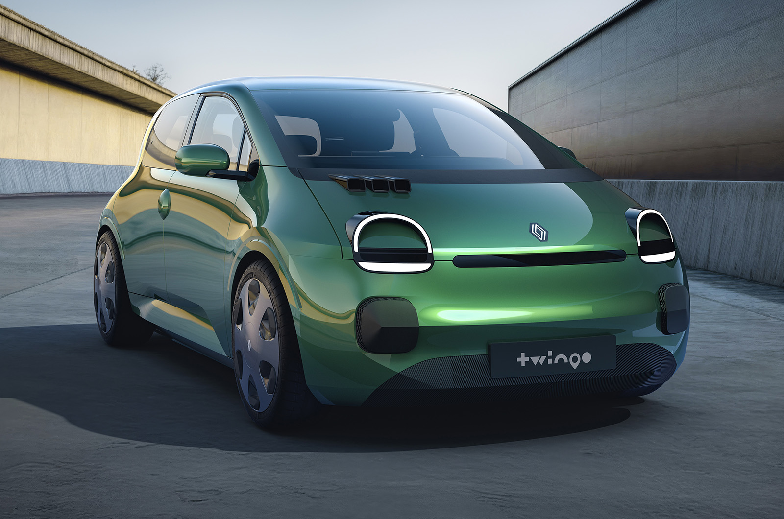 Renault Twingo concept front three quarters static