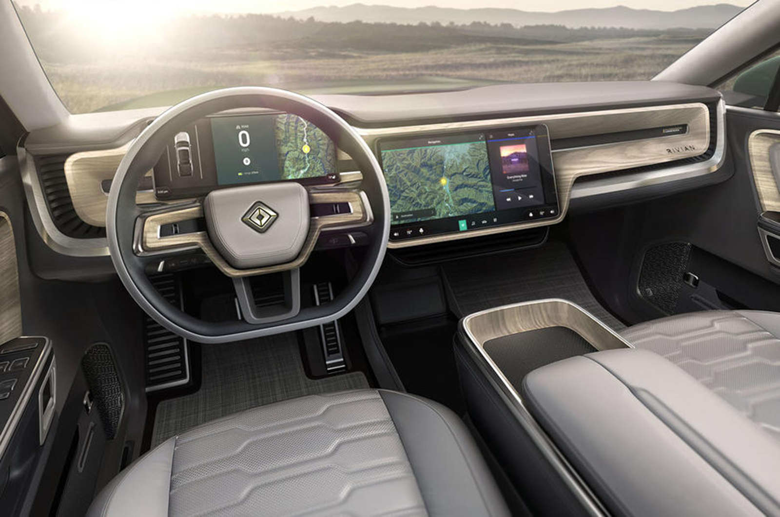 Rivian R1S interior