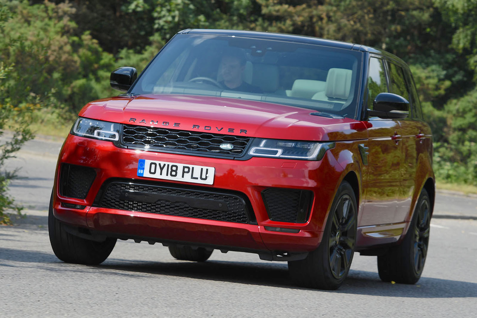 2018 Range Rover Sport cornering