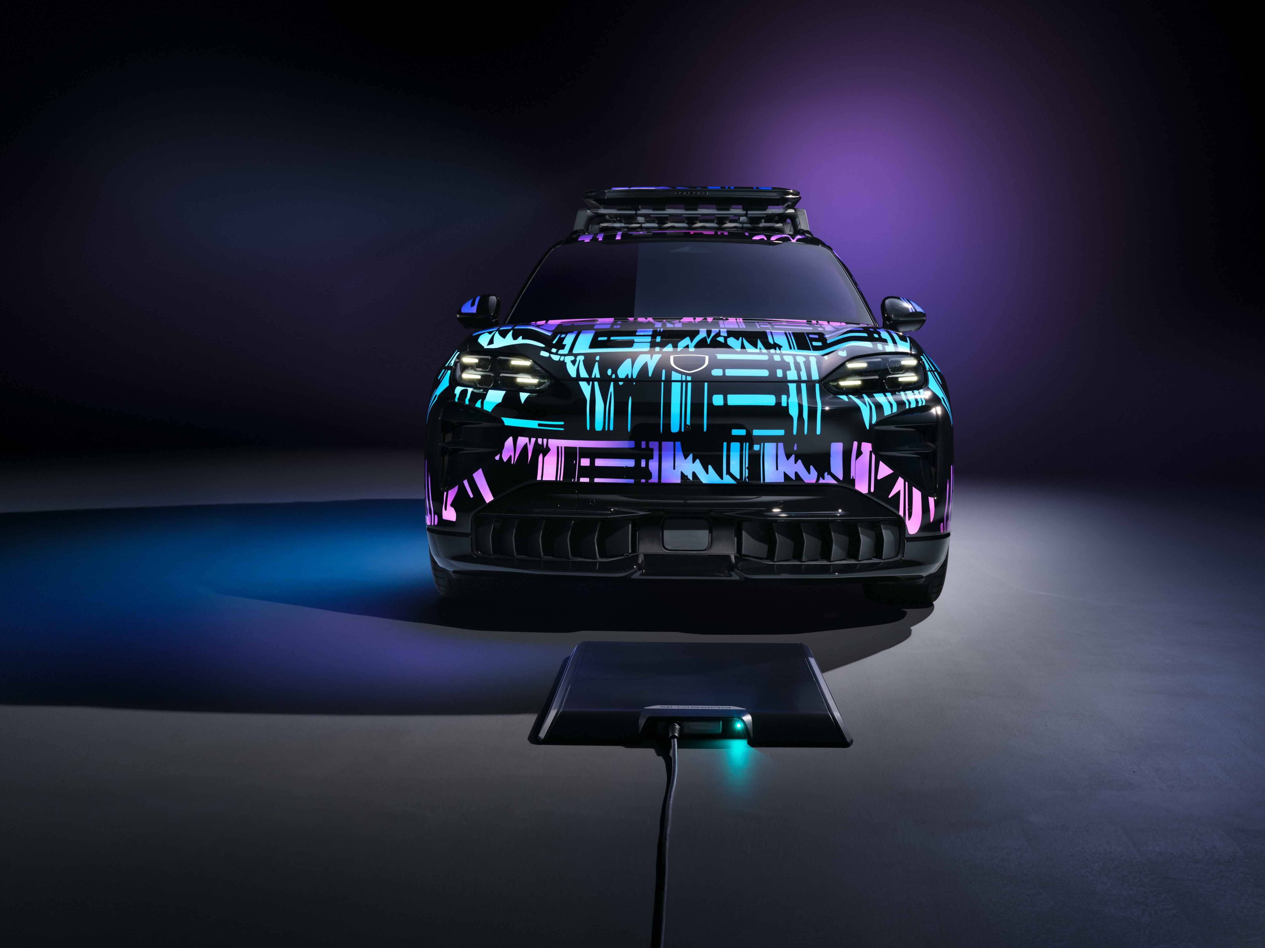 Porsche Cayenne EV wireless charging