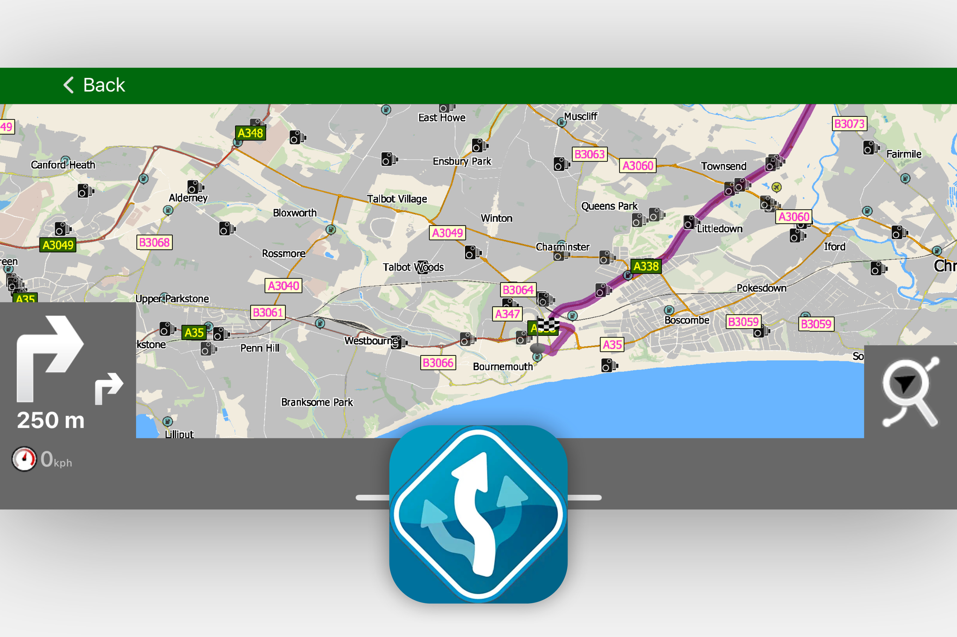 Mapfactor Navigator sat-nav app