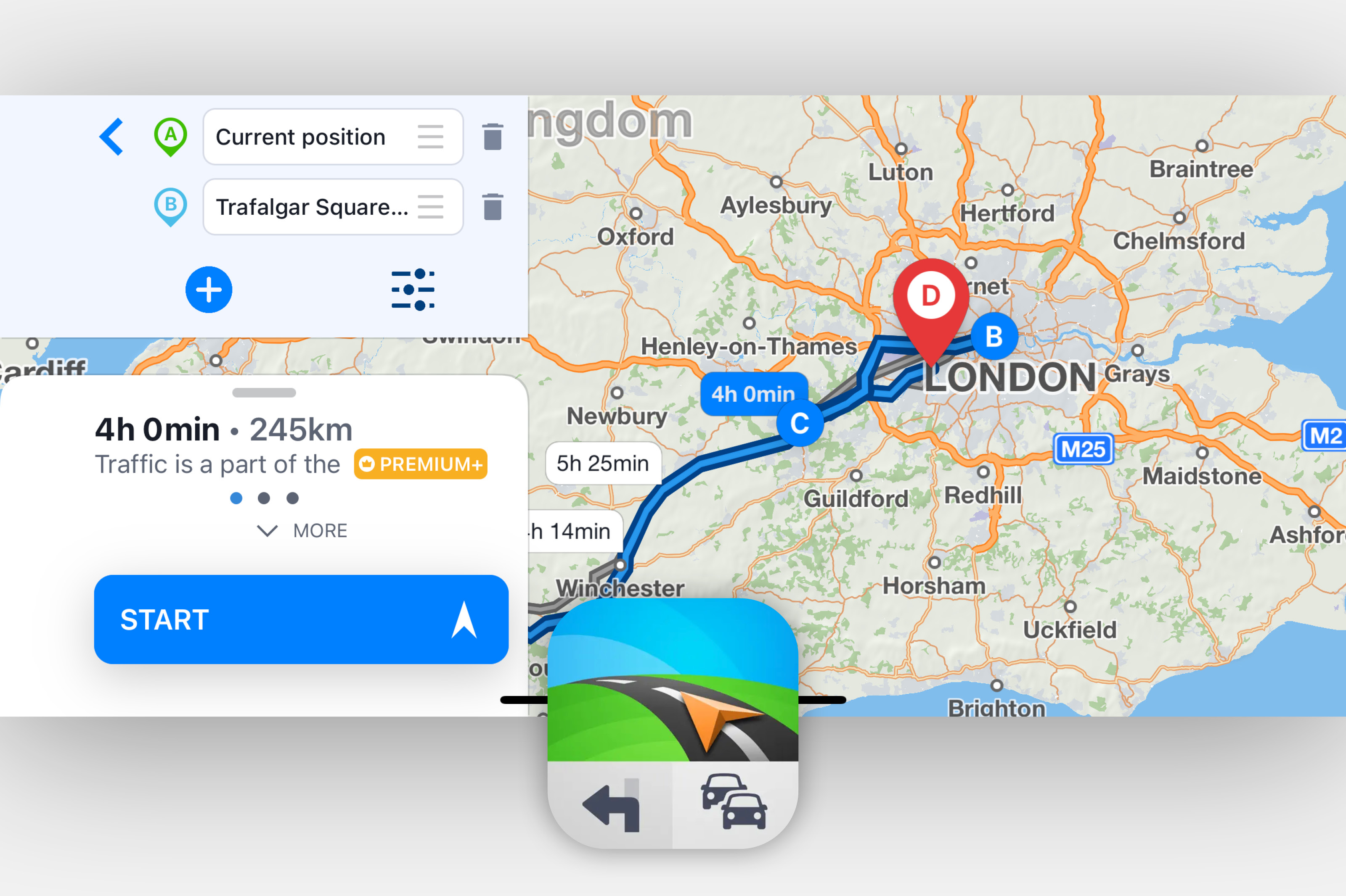 Sygic sat-nav app