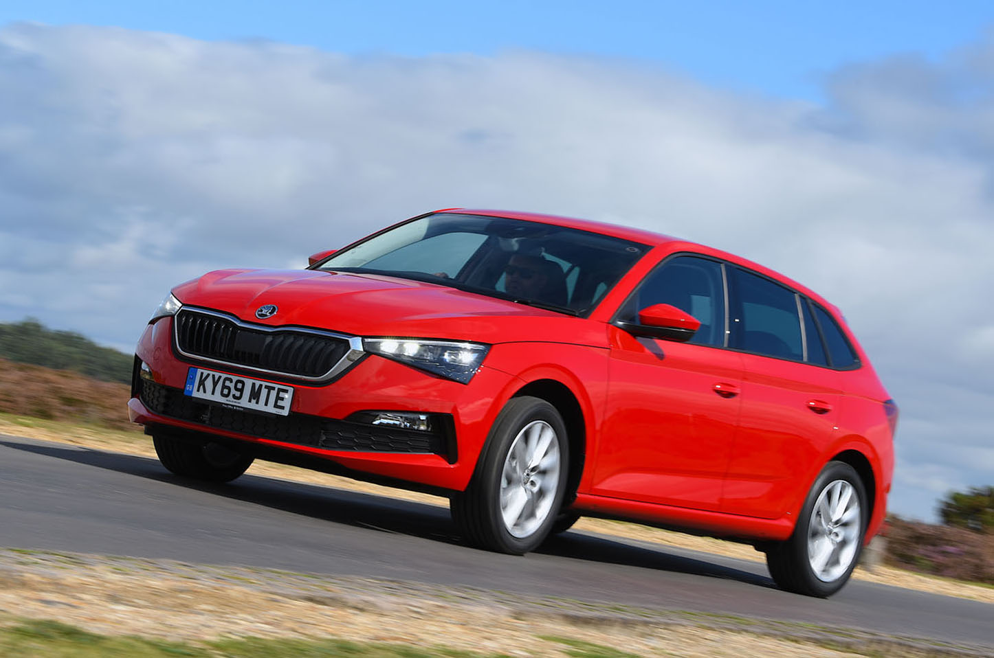 Skoda Scala driving