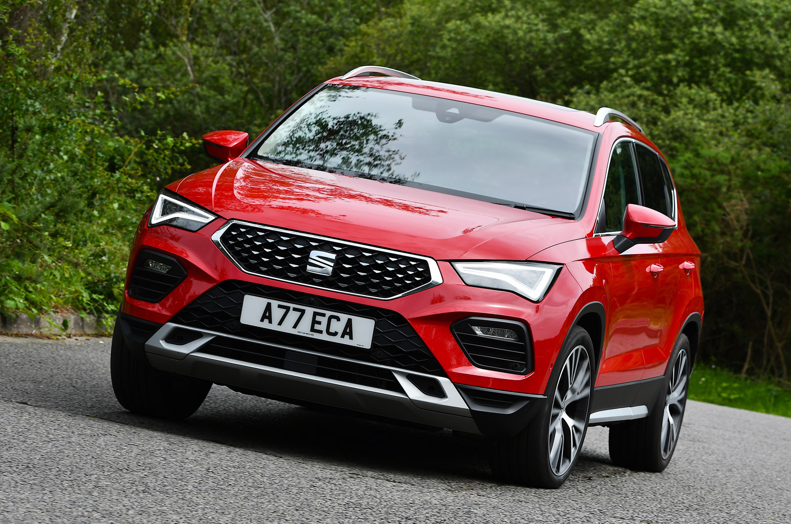 Used Seat Ateca 2022 front cornering