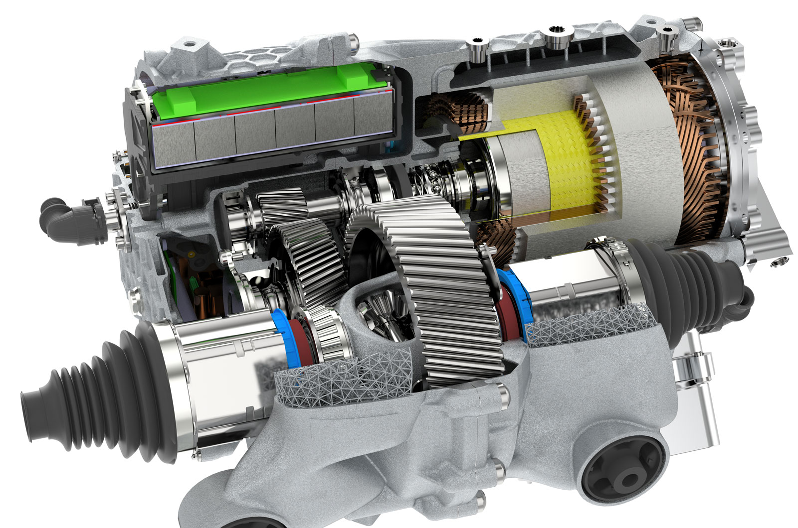 Automatic gearbox single speed