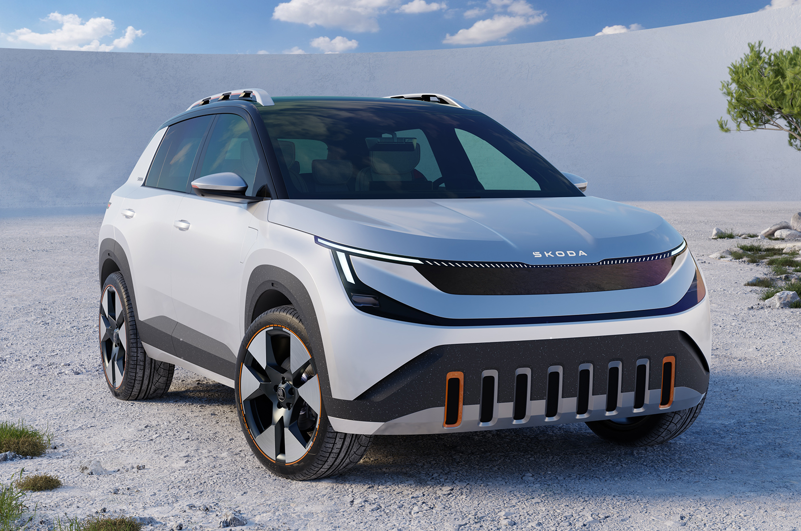 Skoda Epiq front static