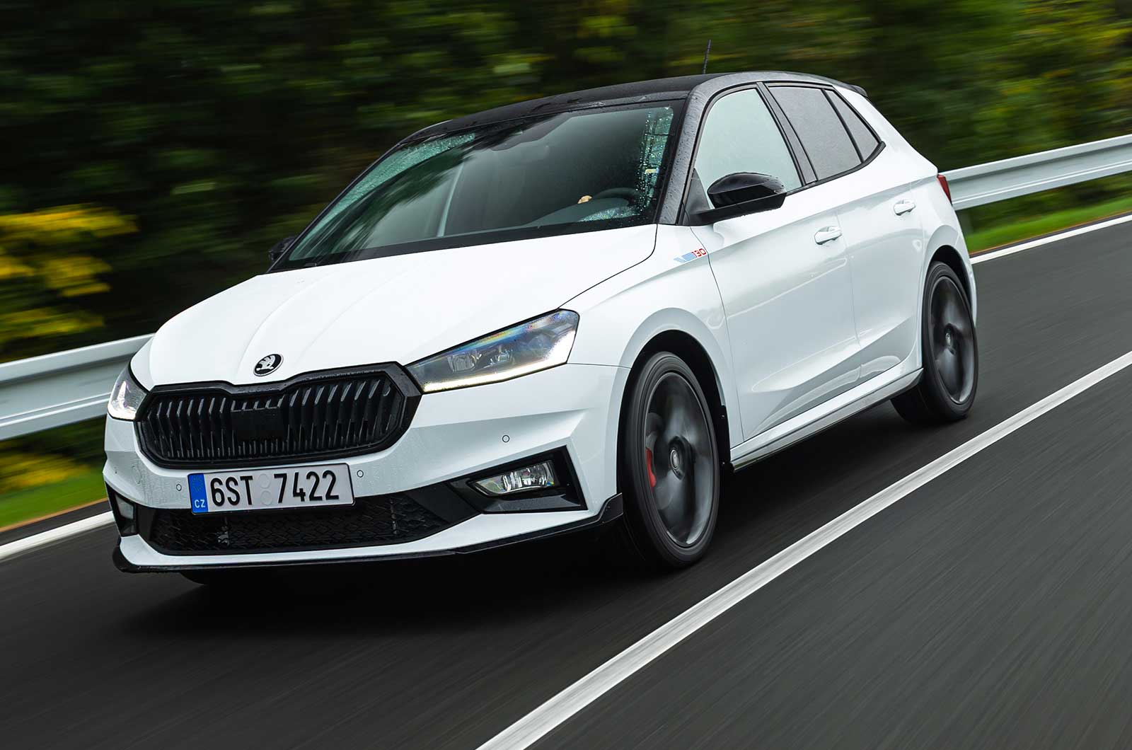 Skoda Fabia 130 driving