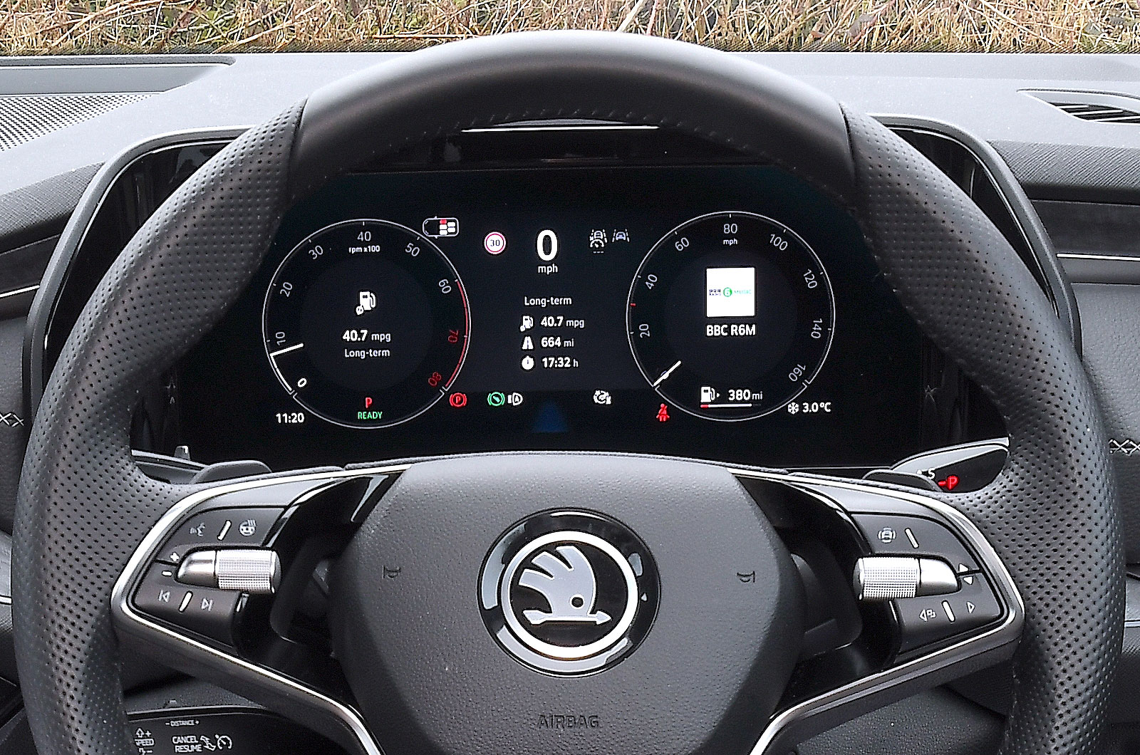 Skoda Kodiaq driver display