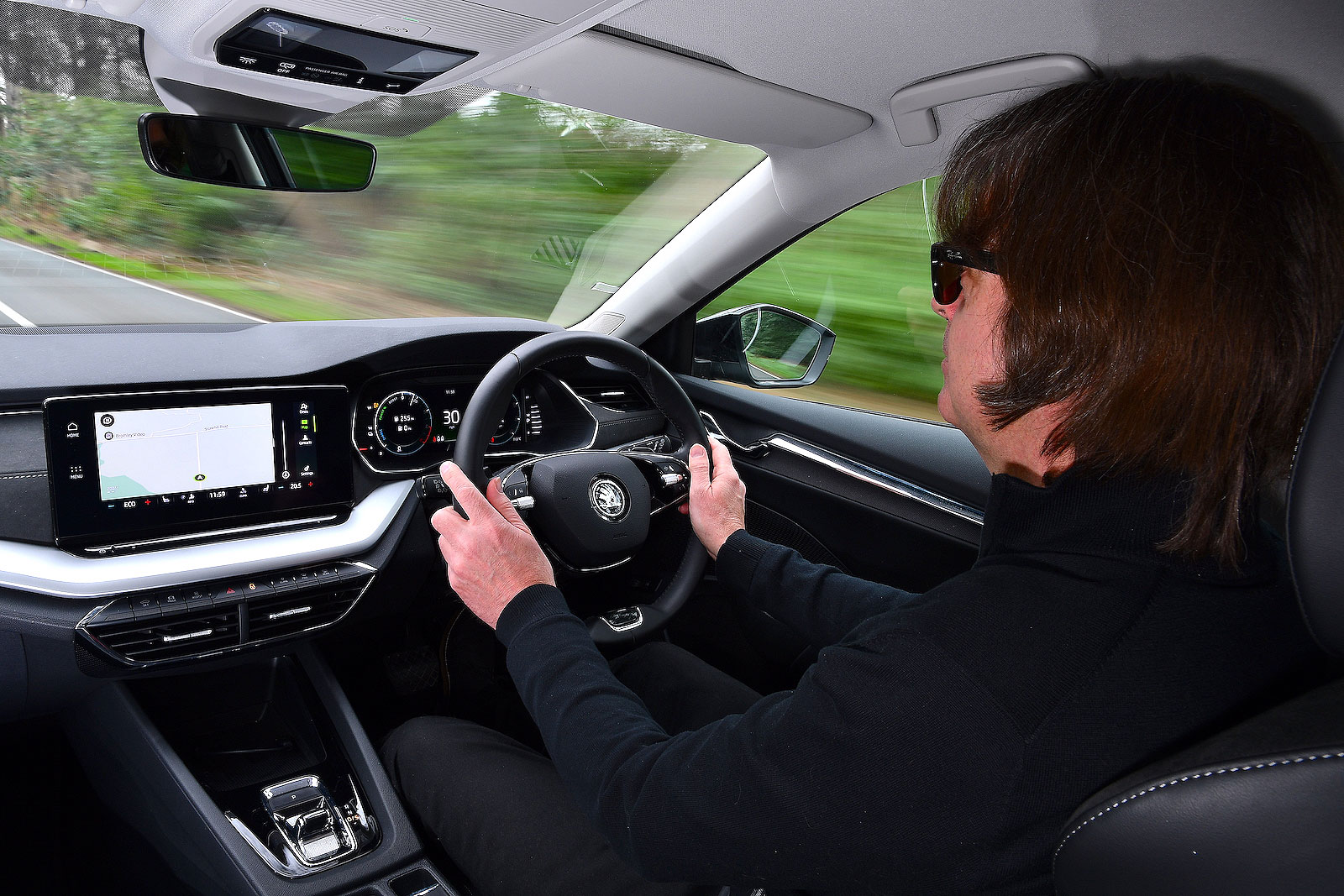 Skoda Octavia Estate during test drive