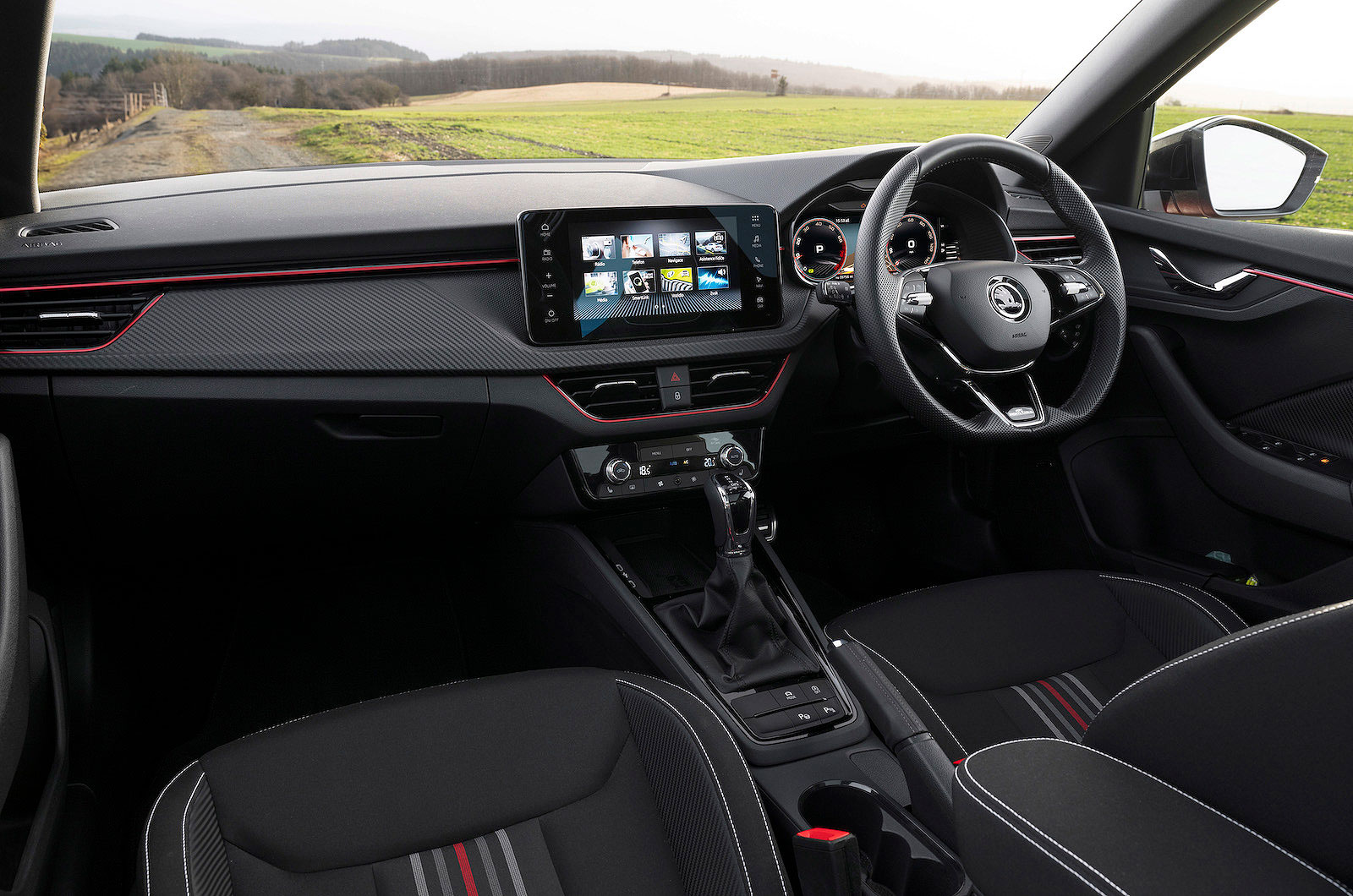 Skoda Scala Monte Carlo dashboard