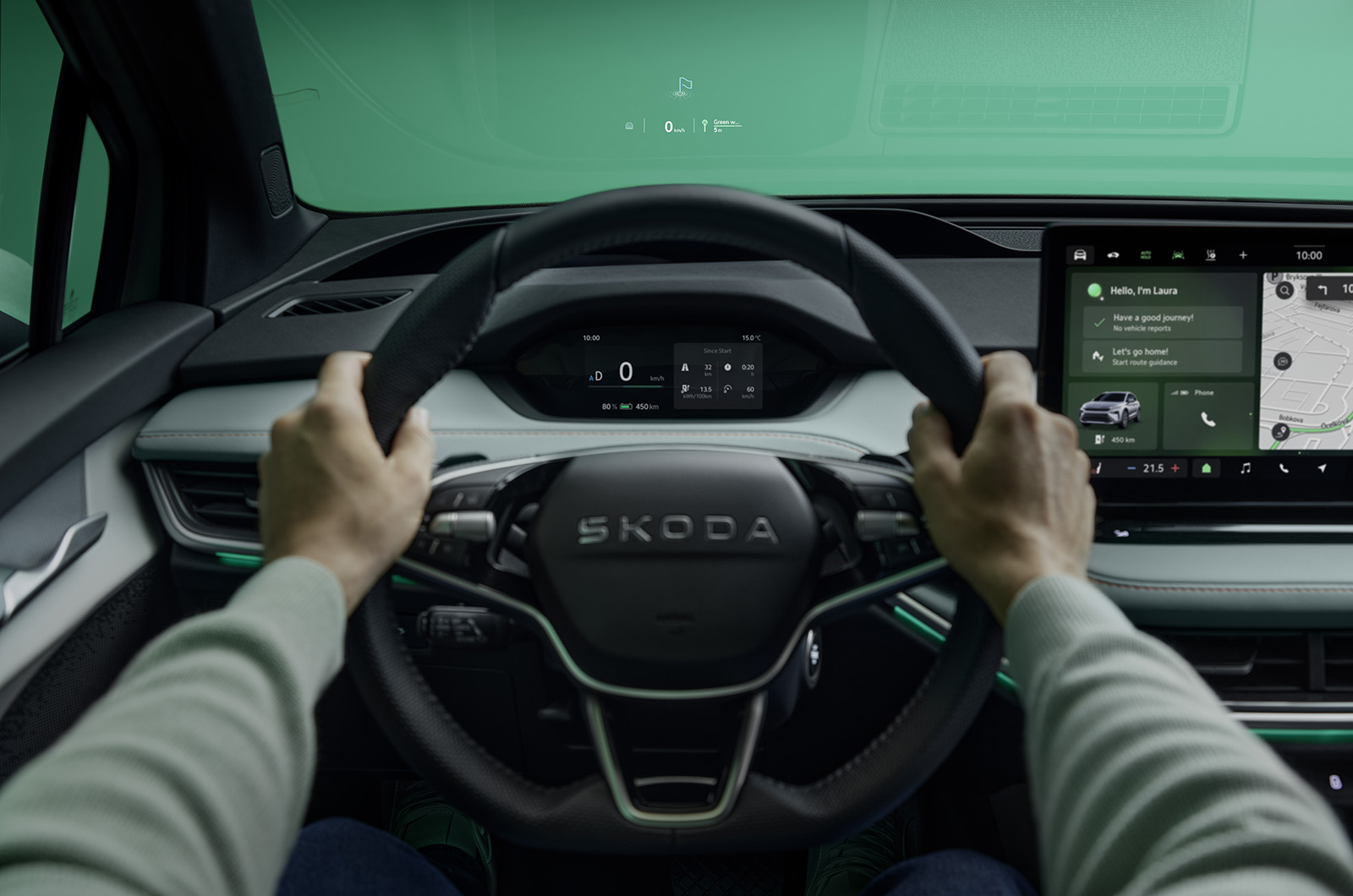Skoda Elroq head-up display