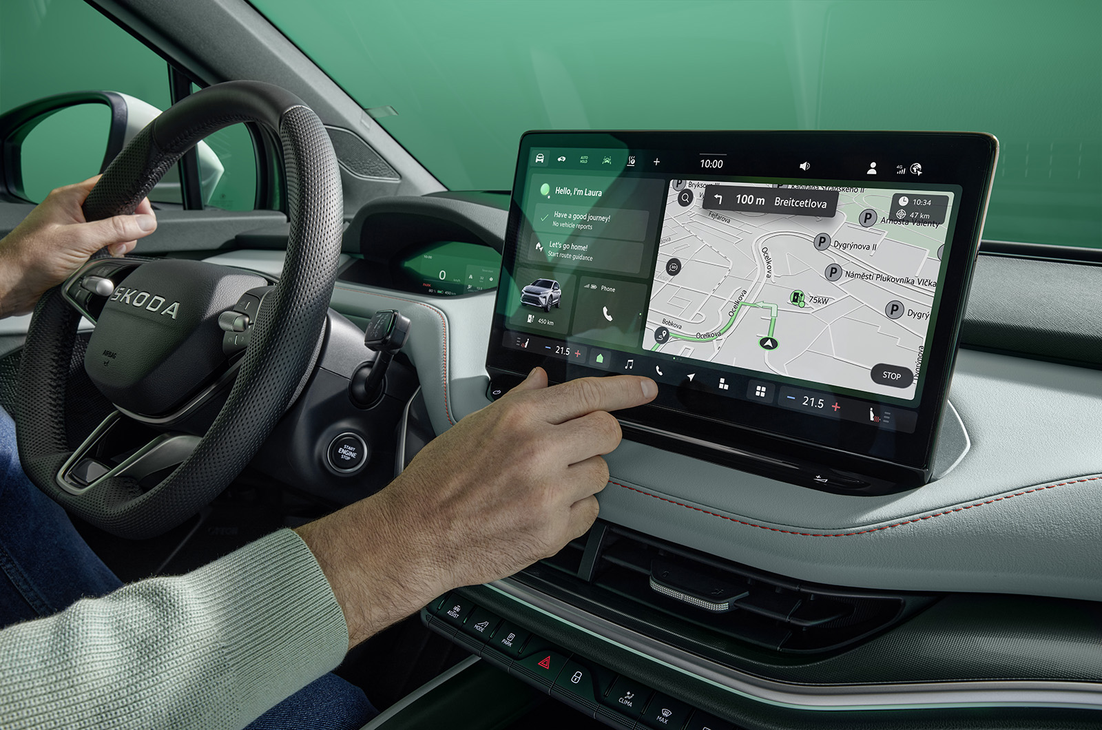 Skoda Elroq navigation