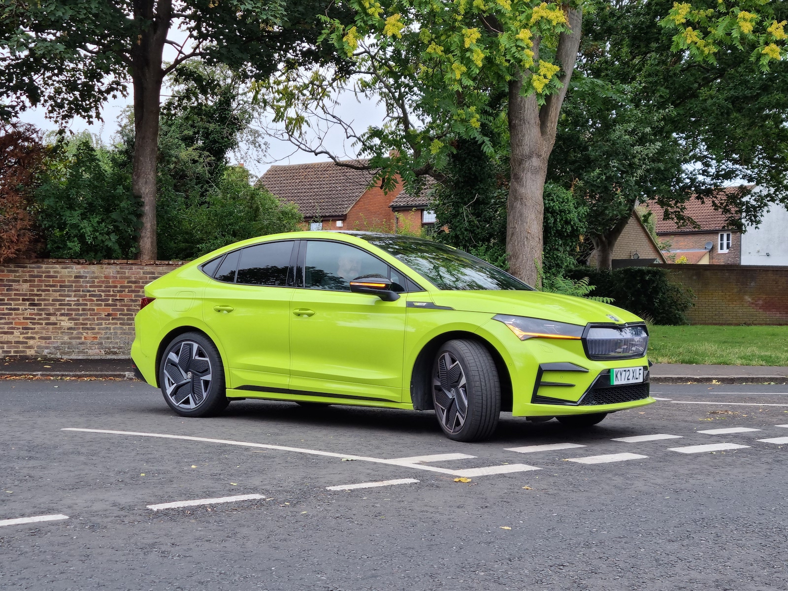 Skoda Enyaq Coupe at junction 1