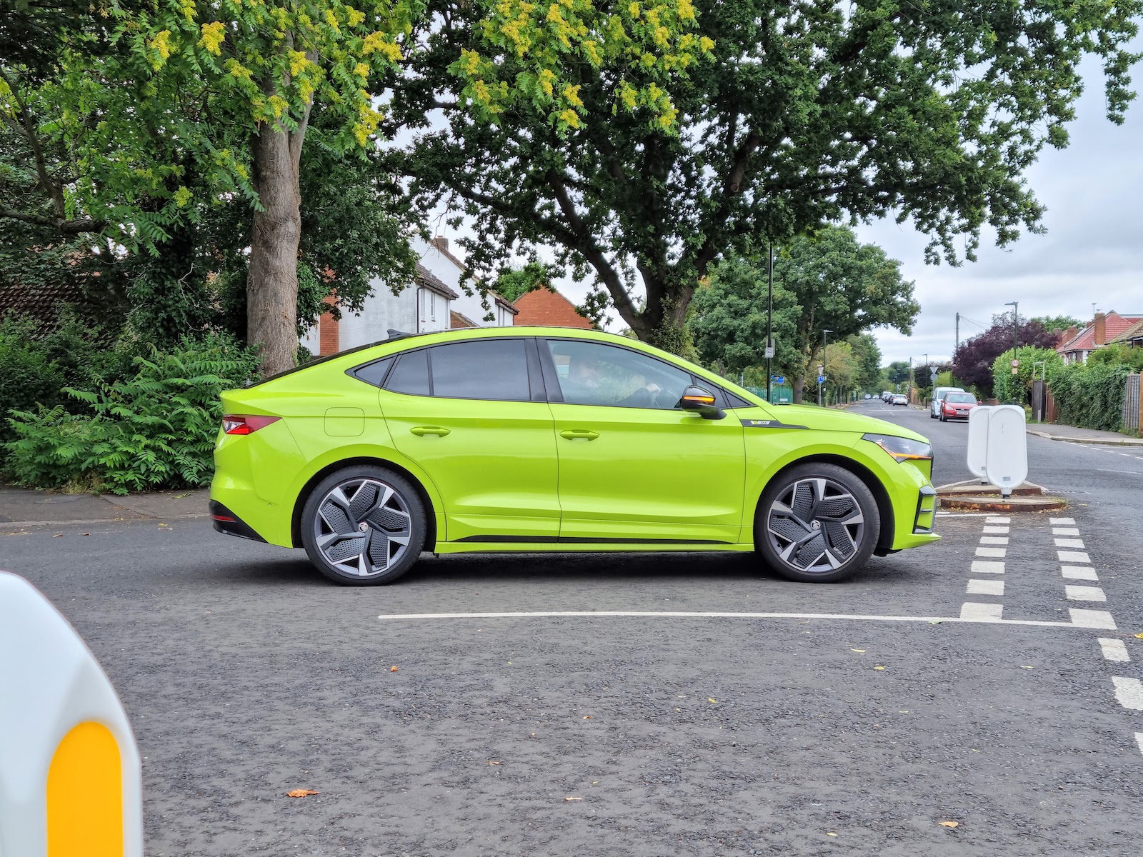 Skoda Enyaq Coupe at junction 2