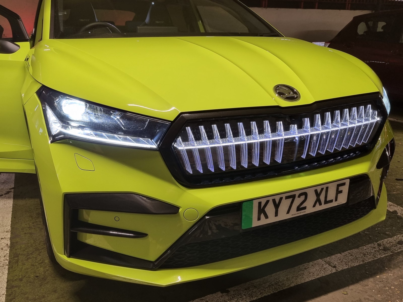 Skoda Enyaq Coupe Crystal Face