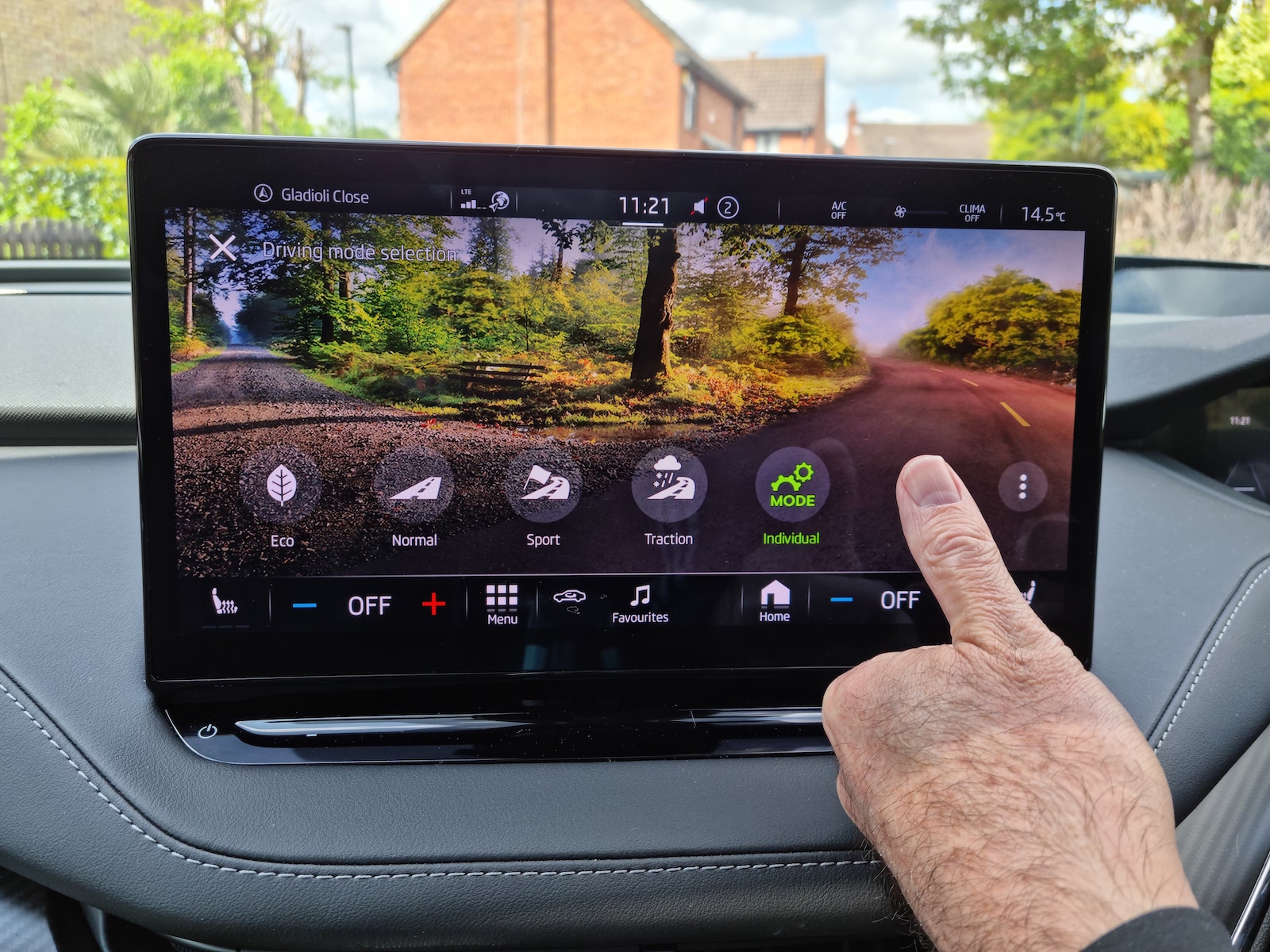 Skoda Enyaq Coupe driving modes