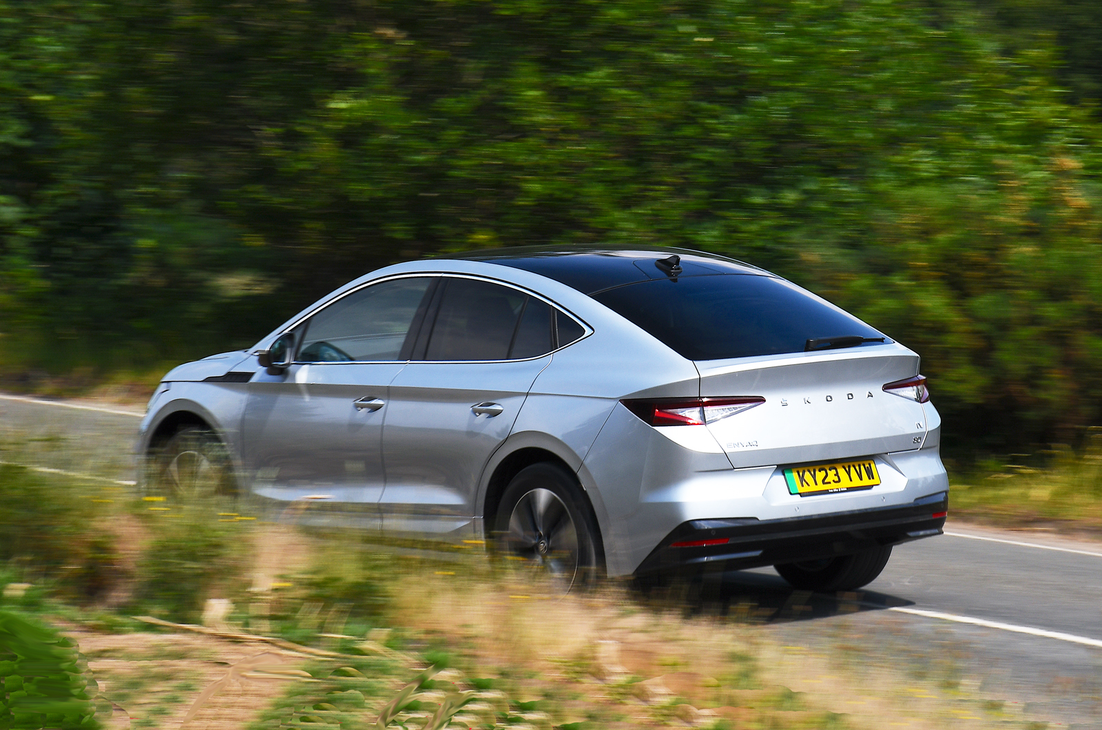 Skoda Enyaq Coupe rear action