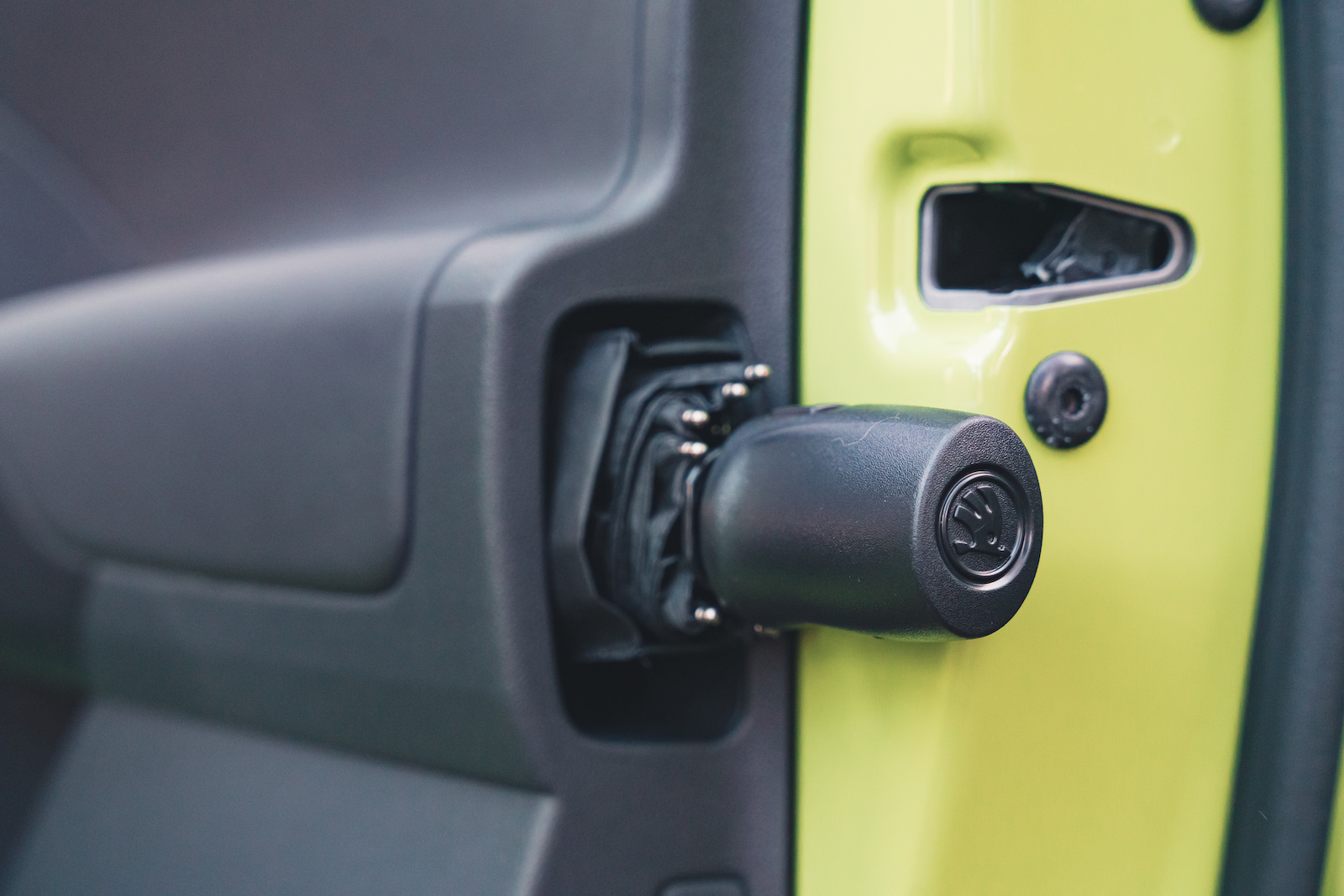 Skoda Enyaq Coupe umbrella in door