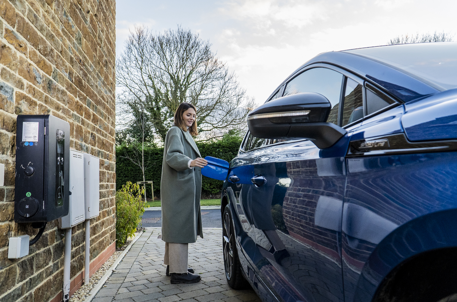 Feel Electric Skoda Enyaq SUV home charging
