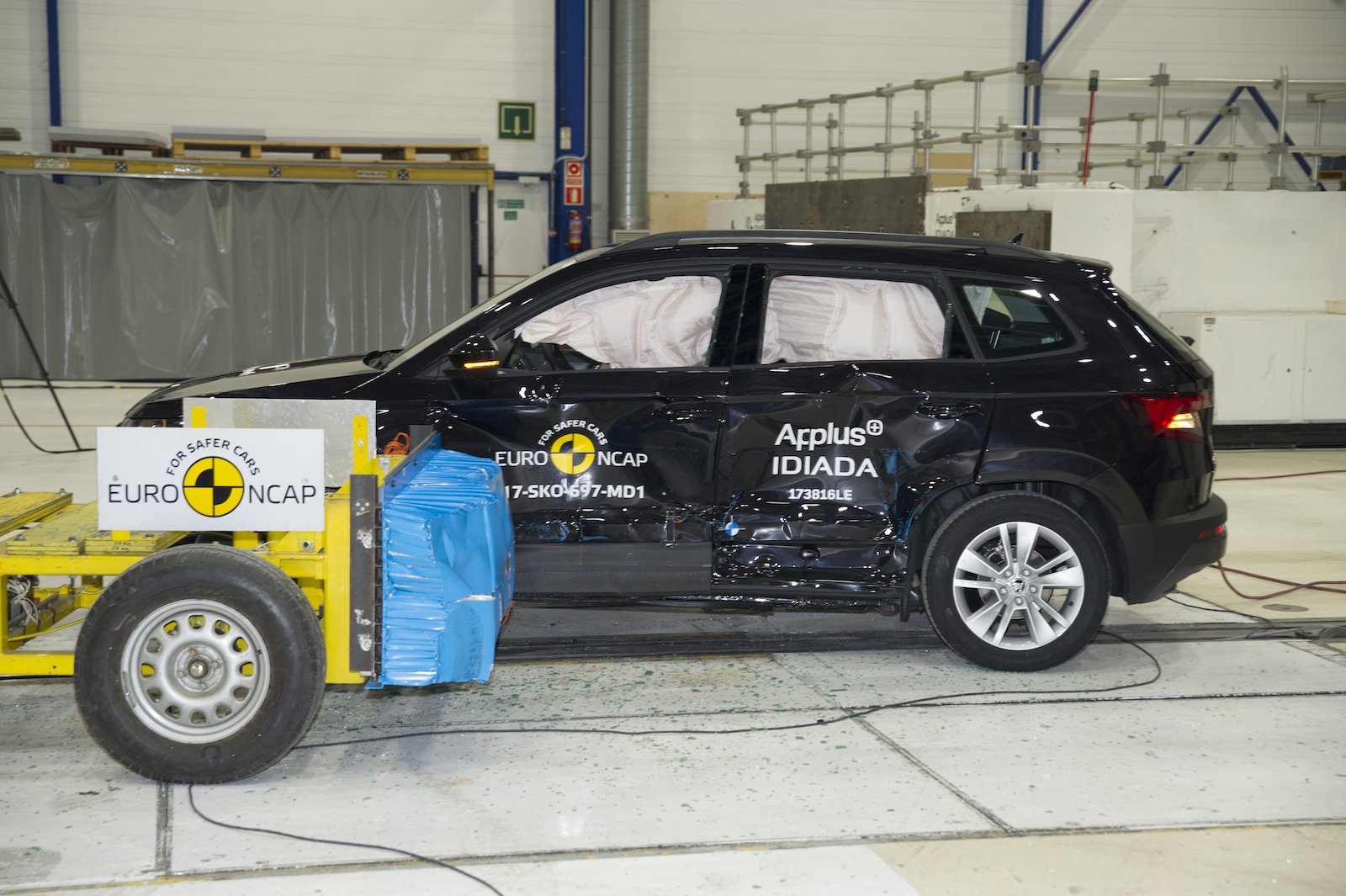 Skoda Karoq Euro NCAP crash test