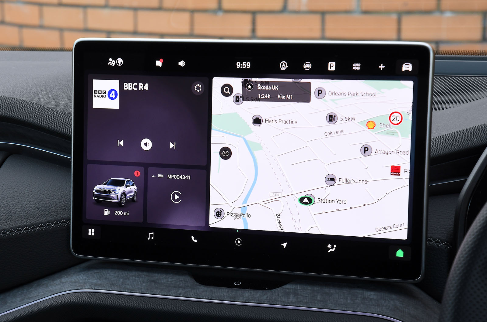 Skoda Kodiaq touchscreen