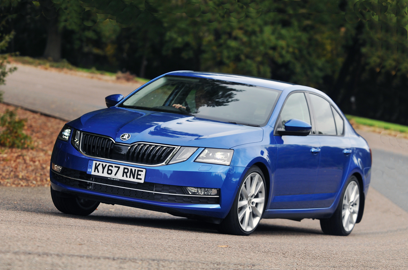 Skoda Octavia front - 67-plate car