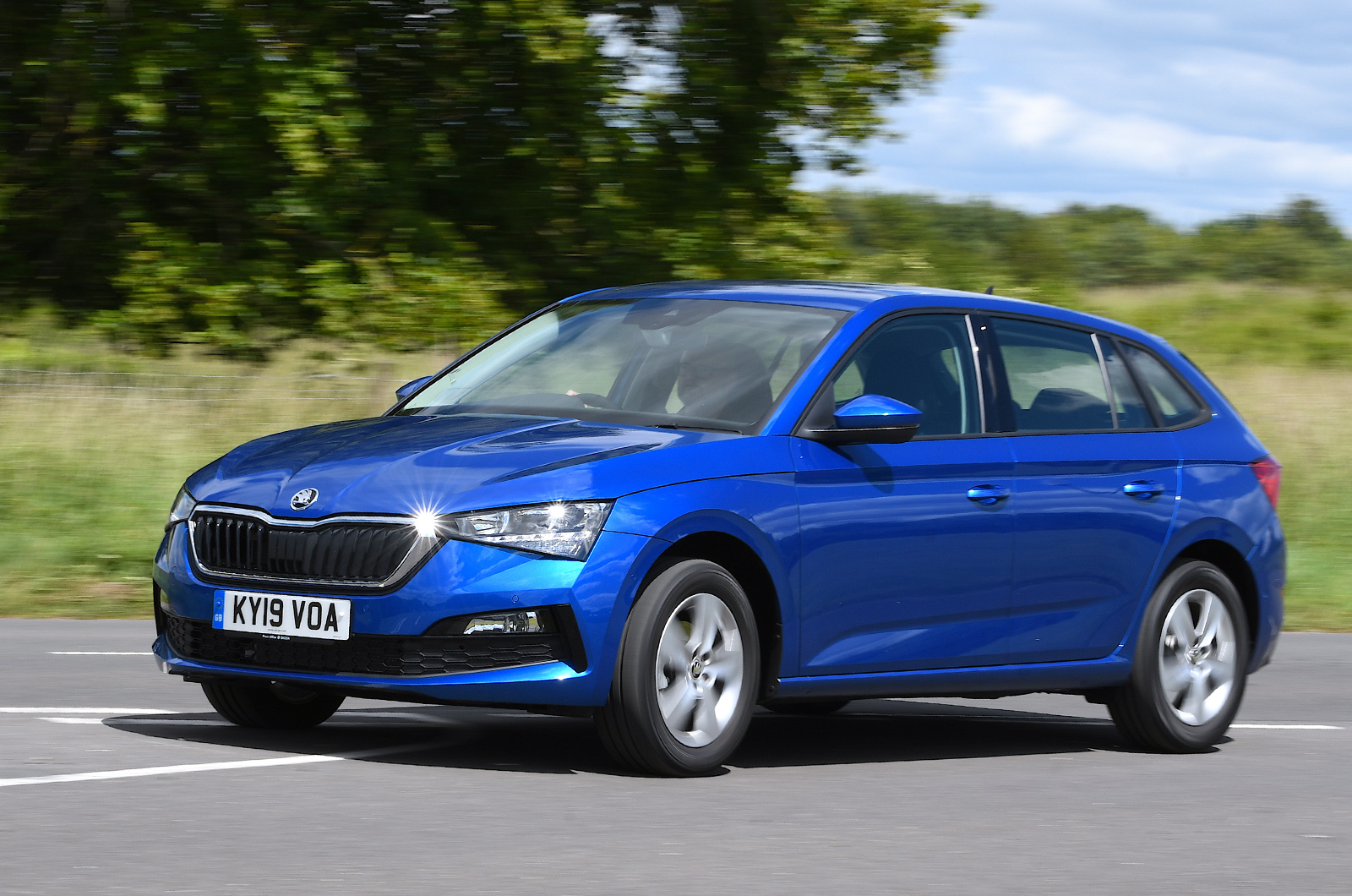 Skoda Scala front corner