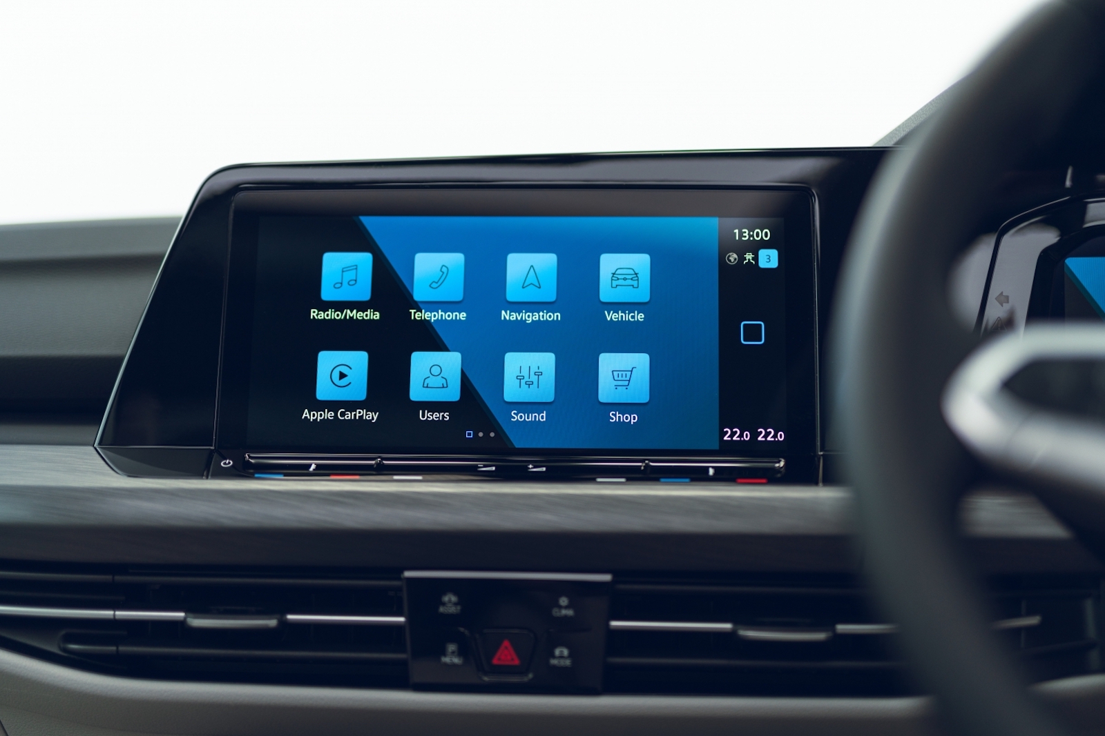 Volkswagen Golf Alltrack 2021 interior infotainment